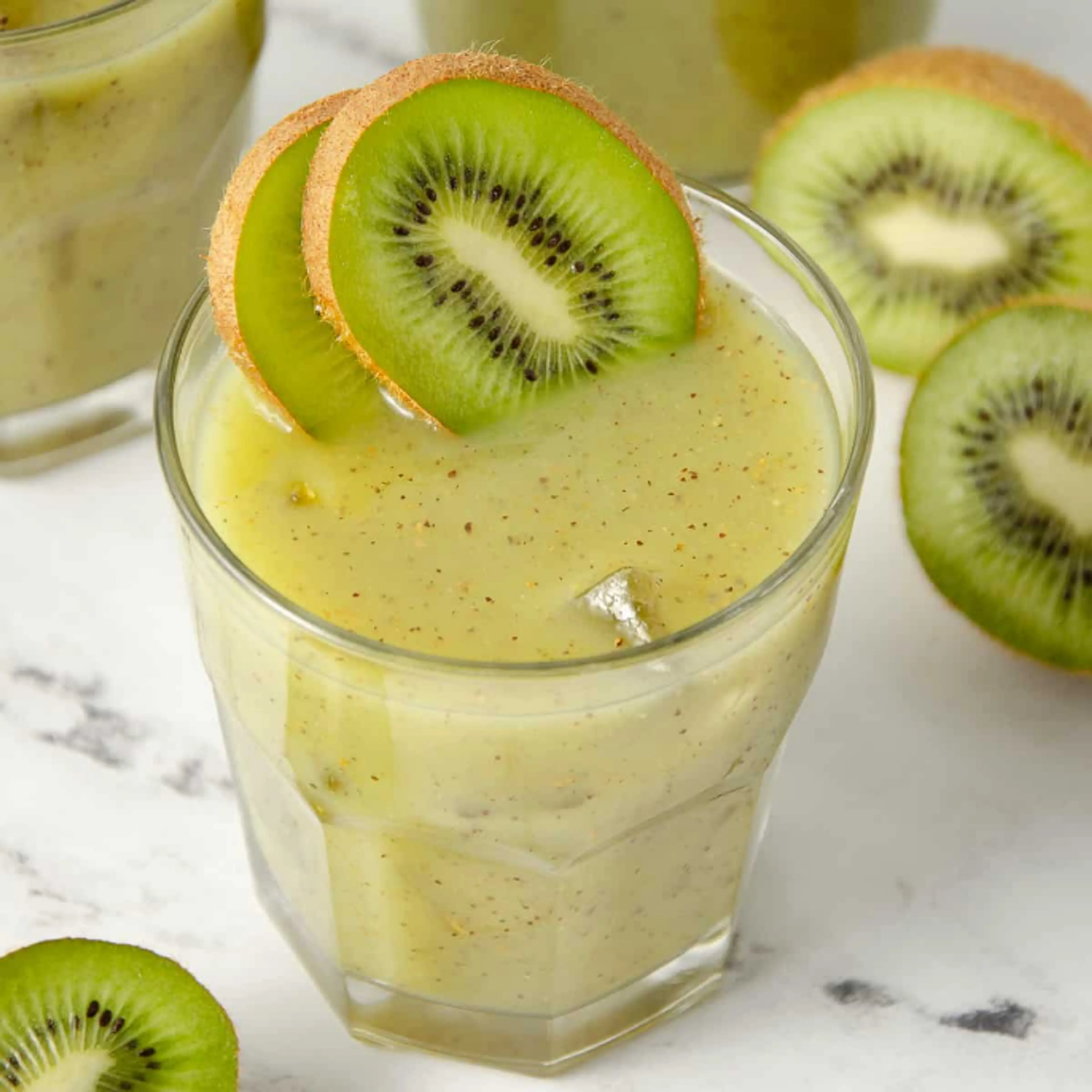 How to Make Kiwi Juice (Juicer + Blender)￼