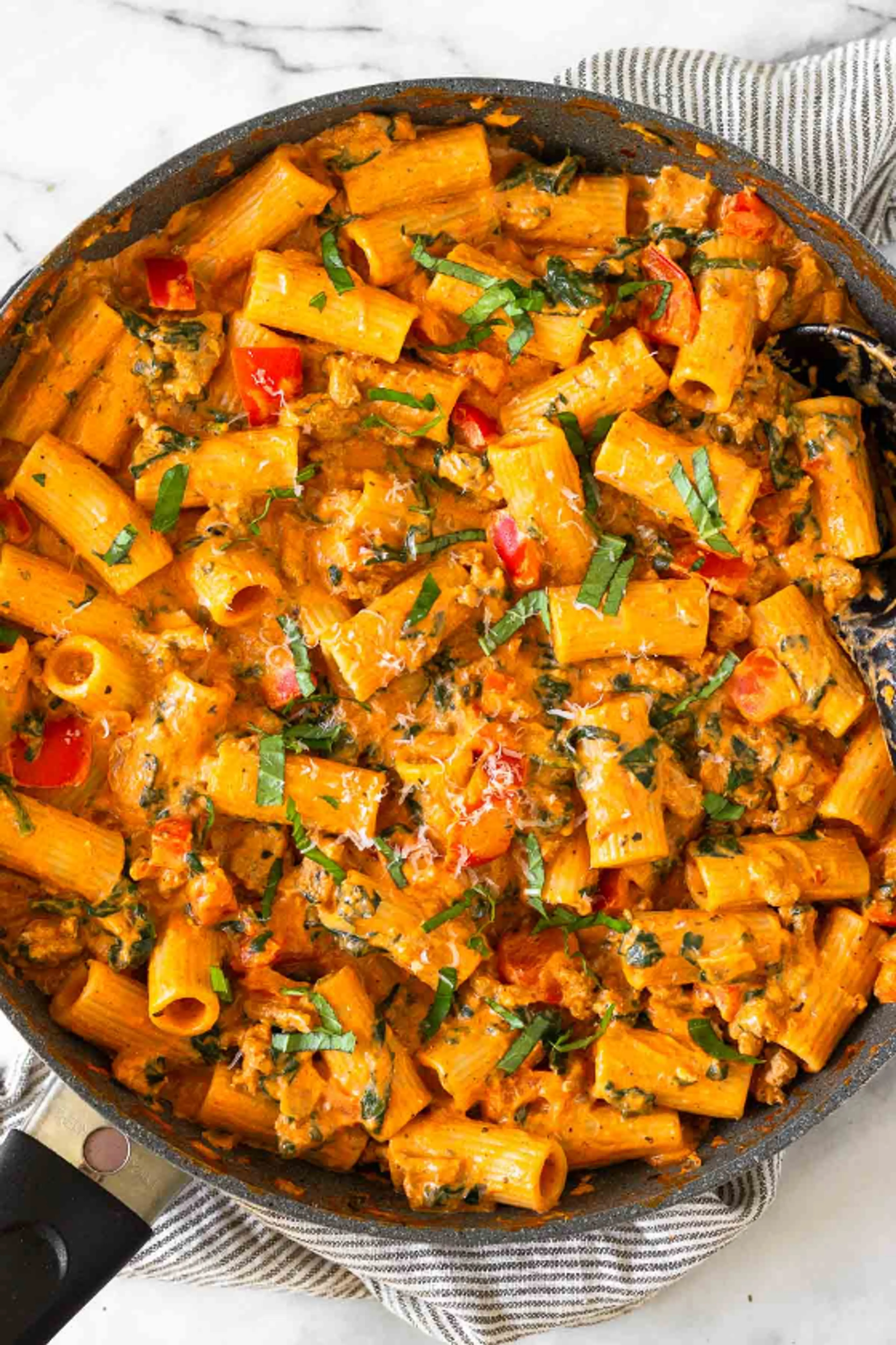 Cottage Cheese Pasta