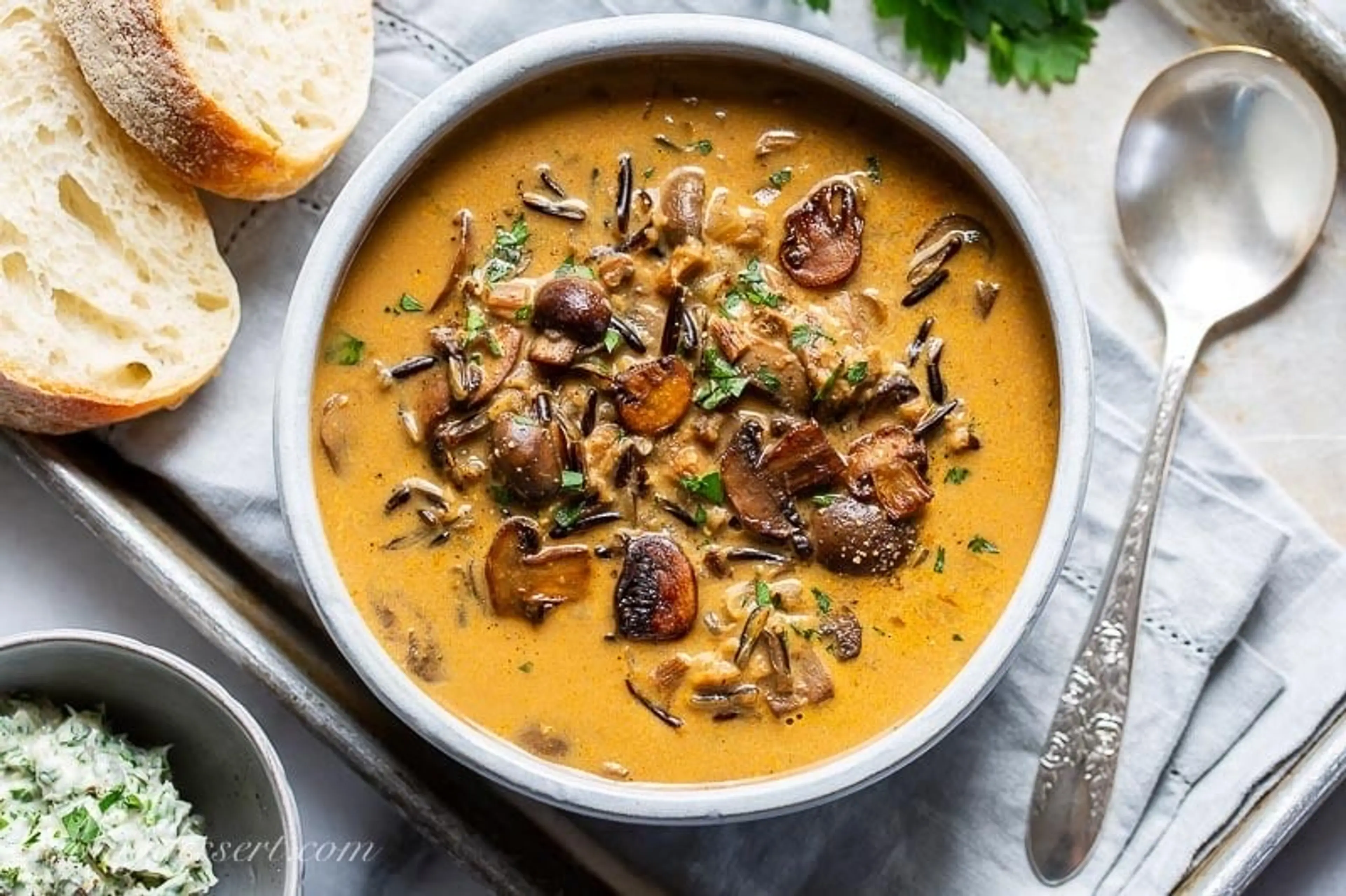 Wild Rice Mushroom Soup