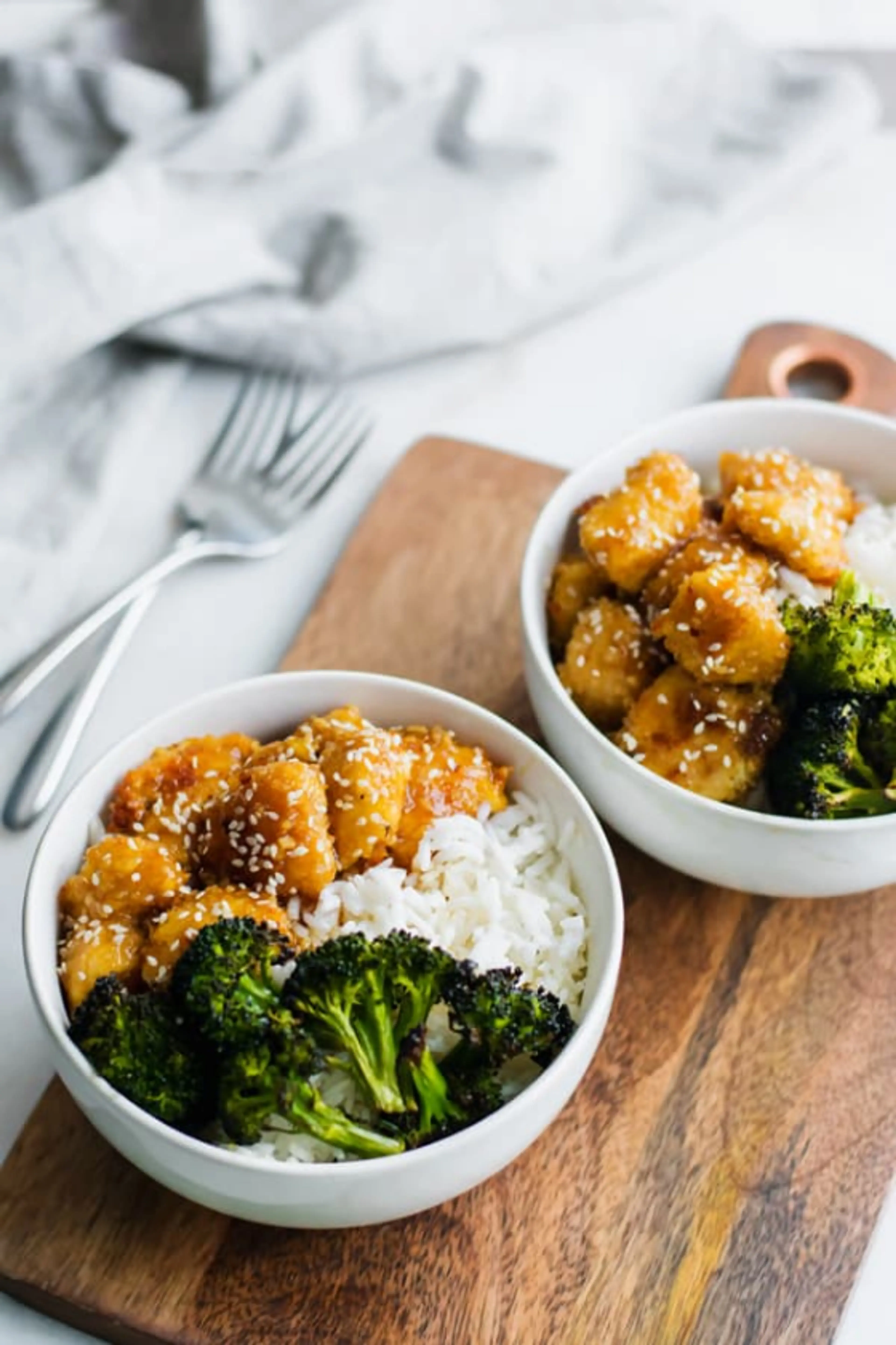 Honey Garlic Chicken Bowls