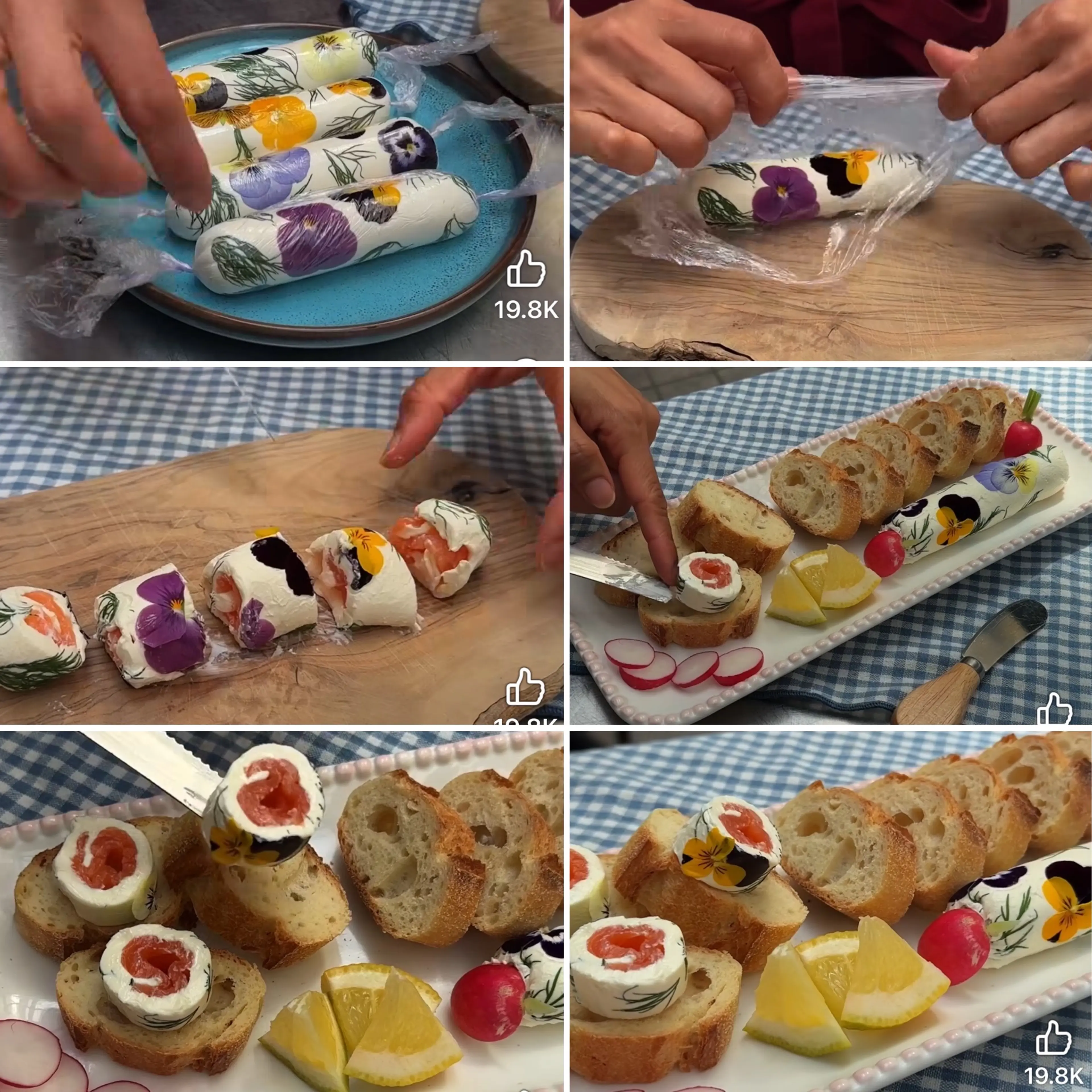 Fleurie Bâton Saumon Fumé et Fromage Frais