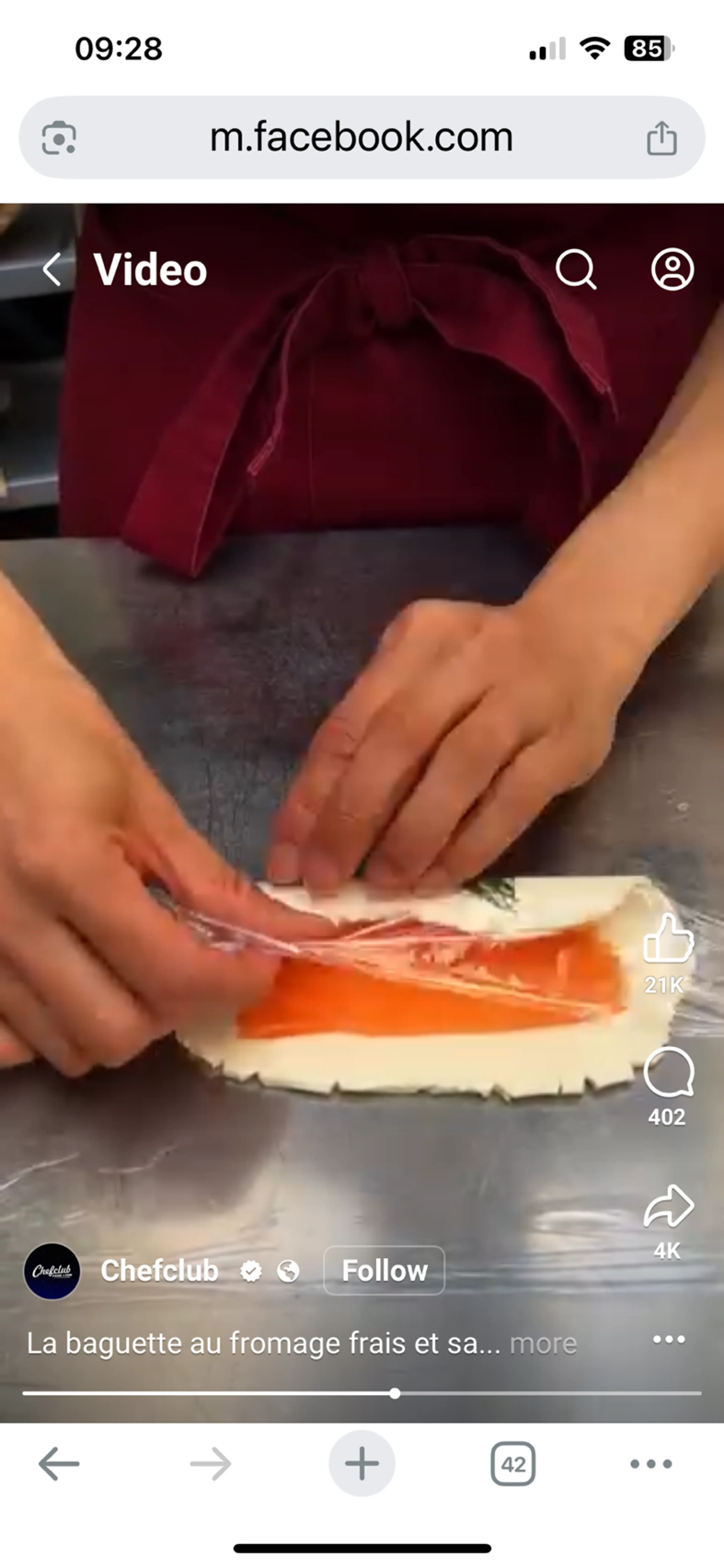 Fleurie Bâton Saumon Fumé et Fromage Frais