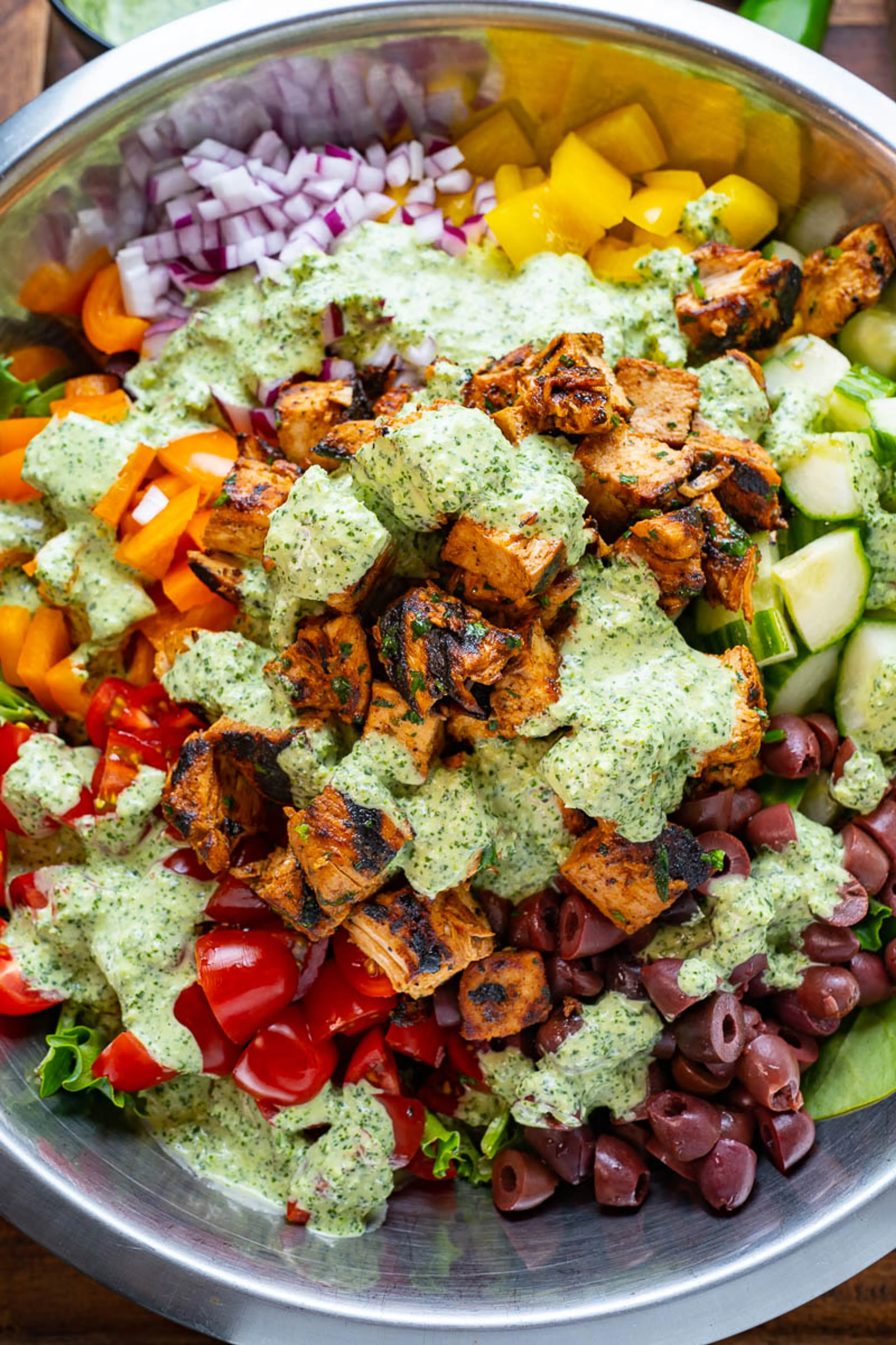 Peruvian Grilled Chicken Salad