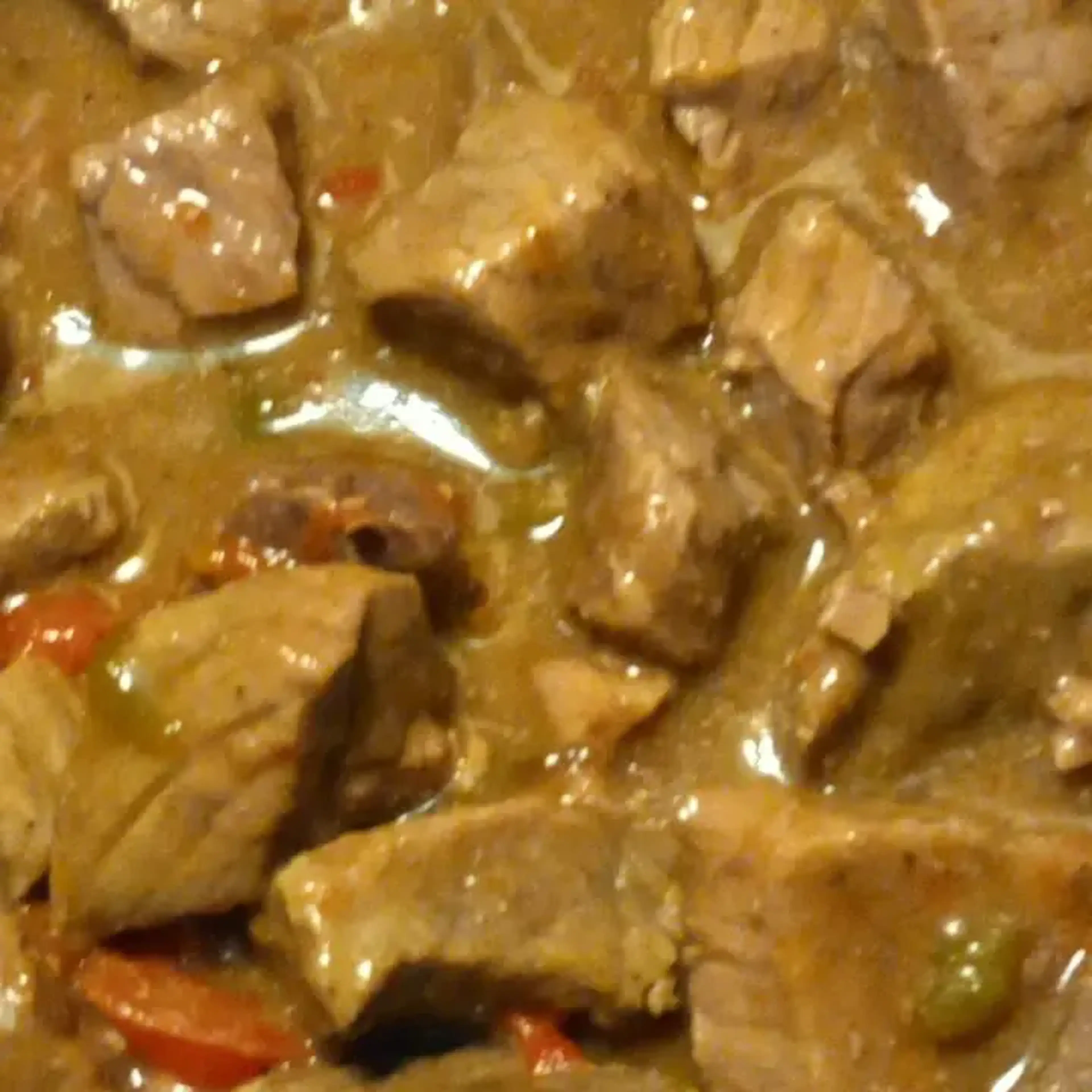 CROCKPOT BEEF TIPS WITH GRAVY