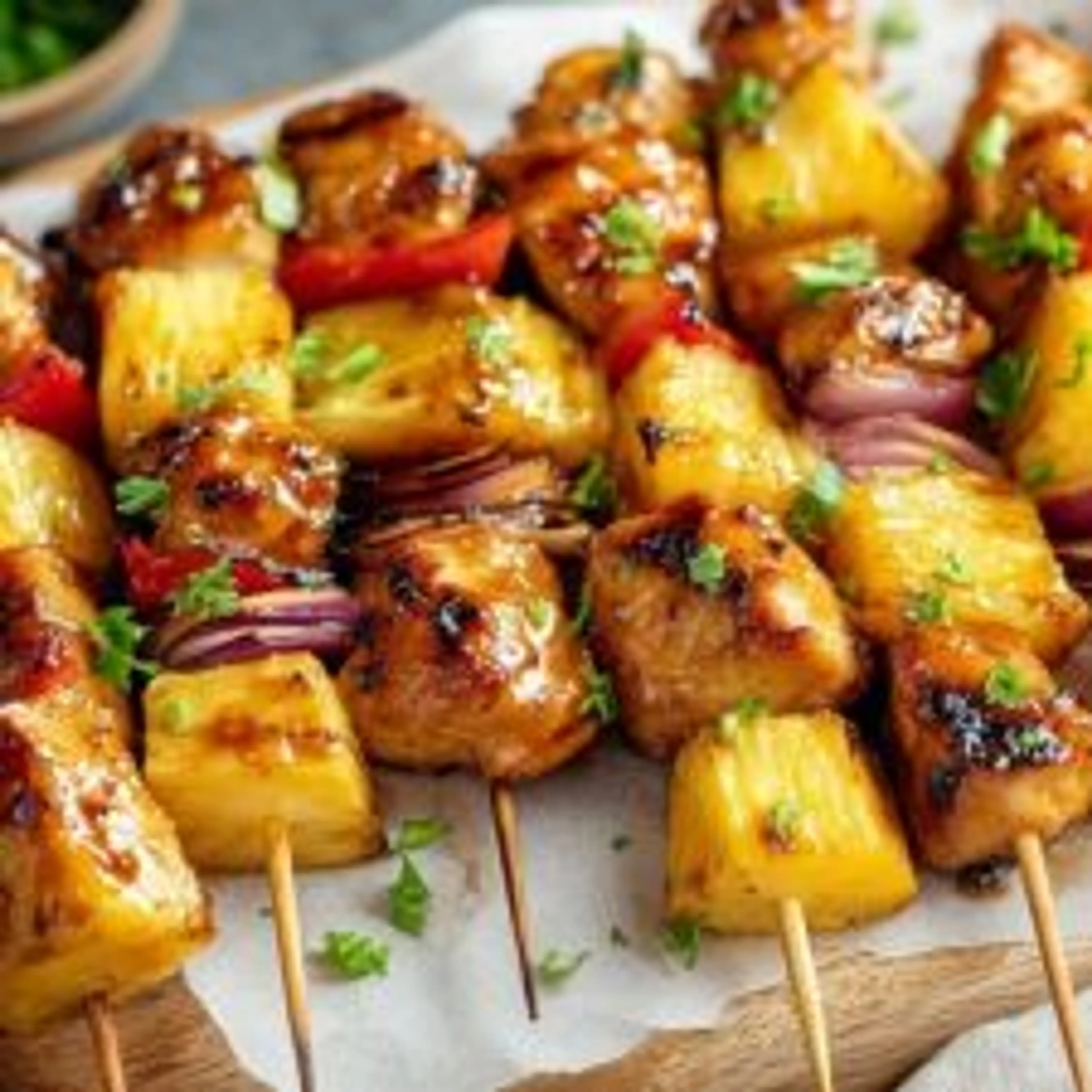 Pineapple Chicken Kabobs