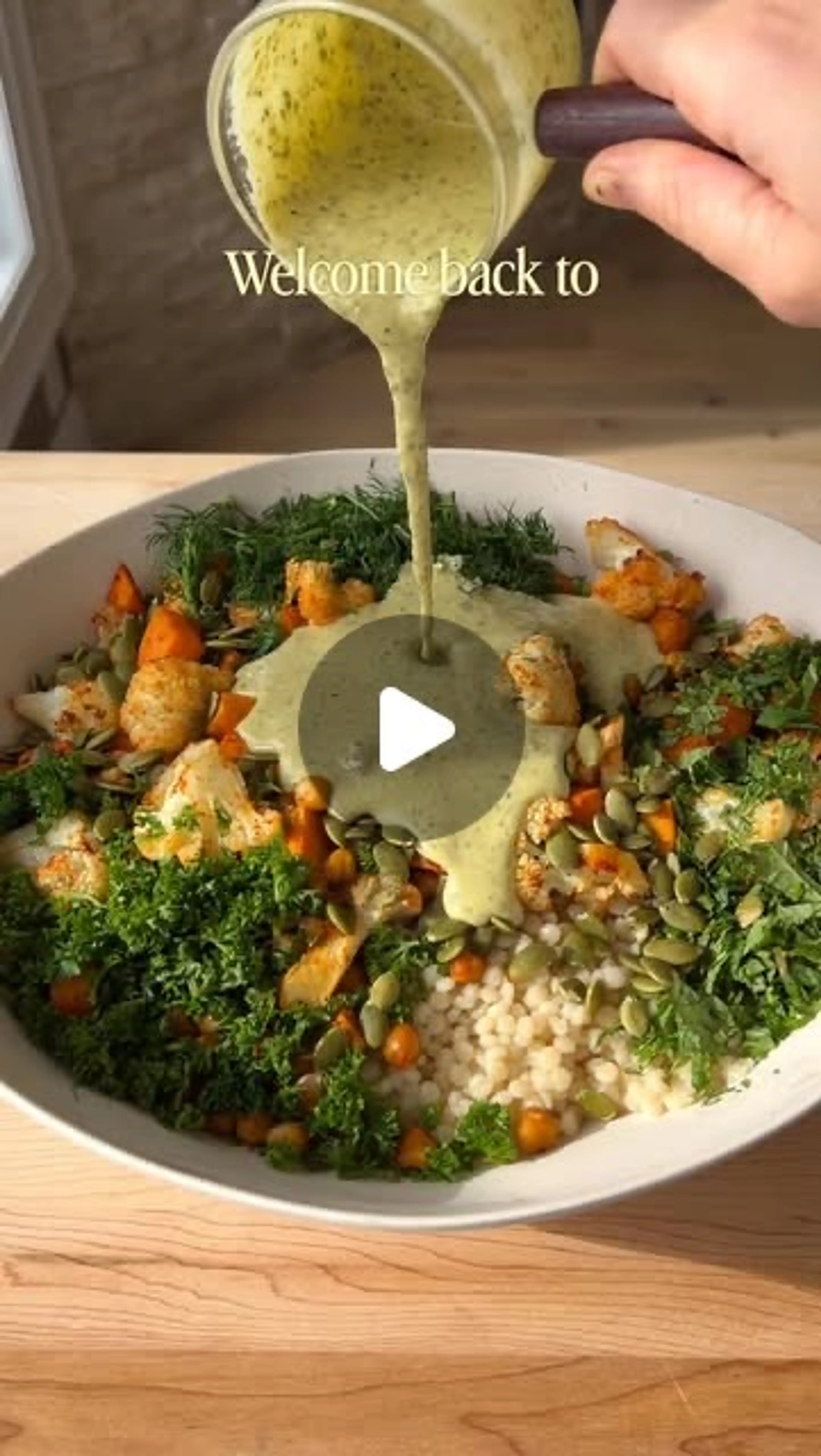 Cauliflower Sweet Potato Couscous Salad