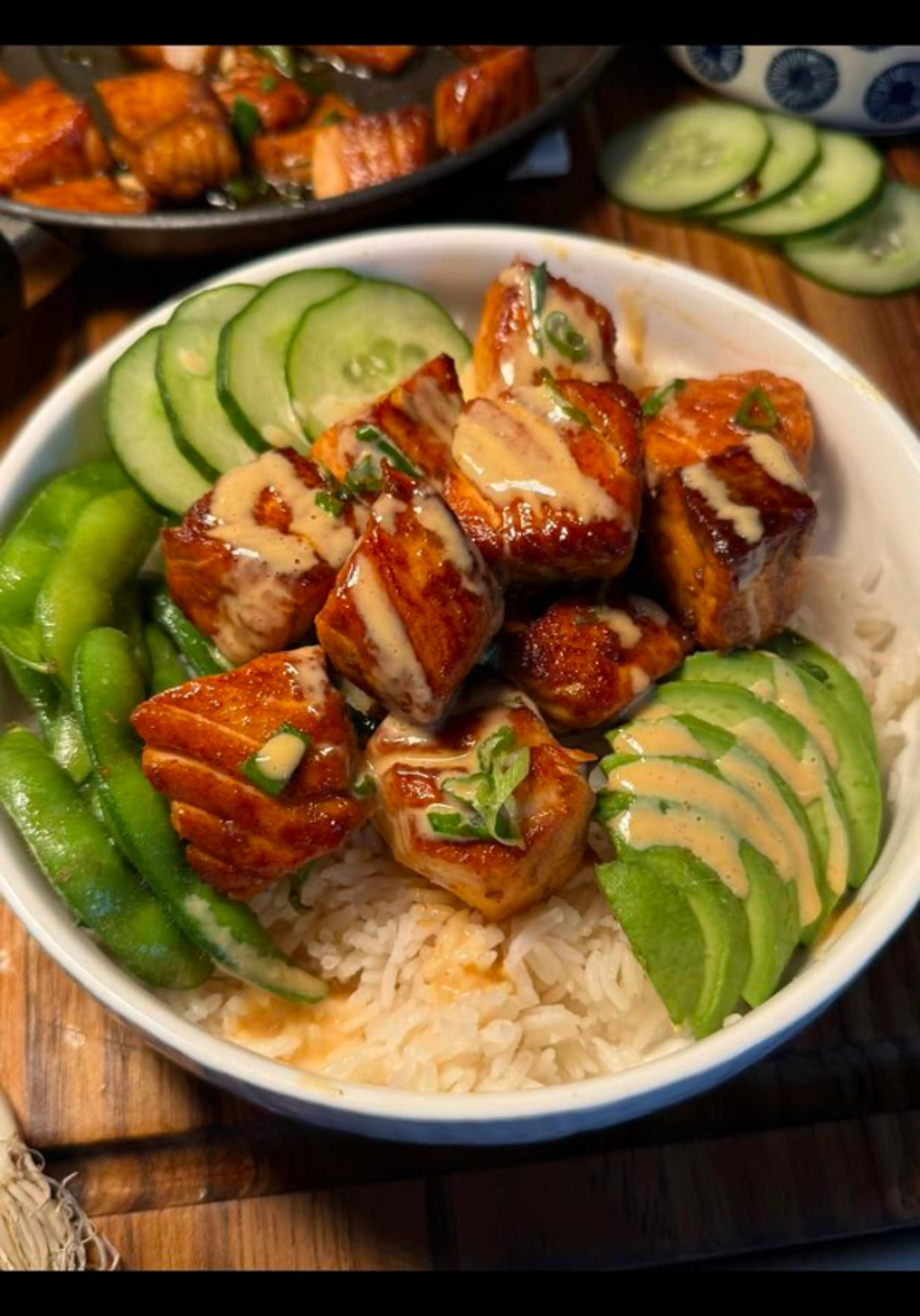 Honey Sesame Salmon! Recipe Below