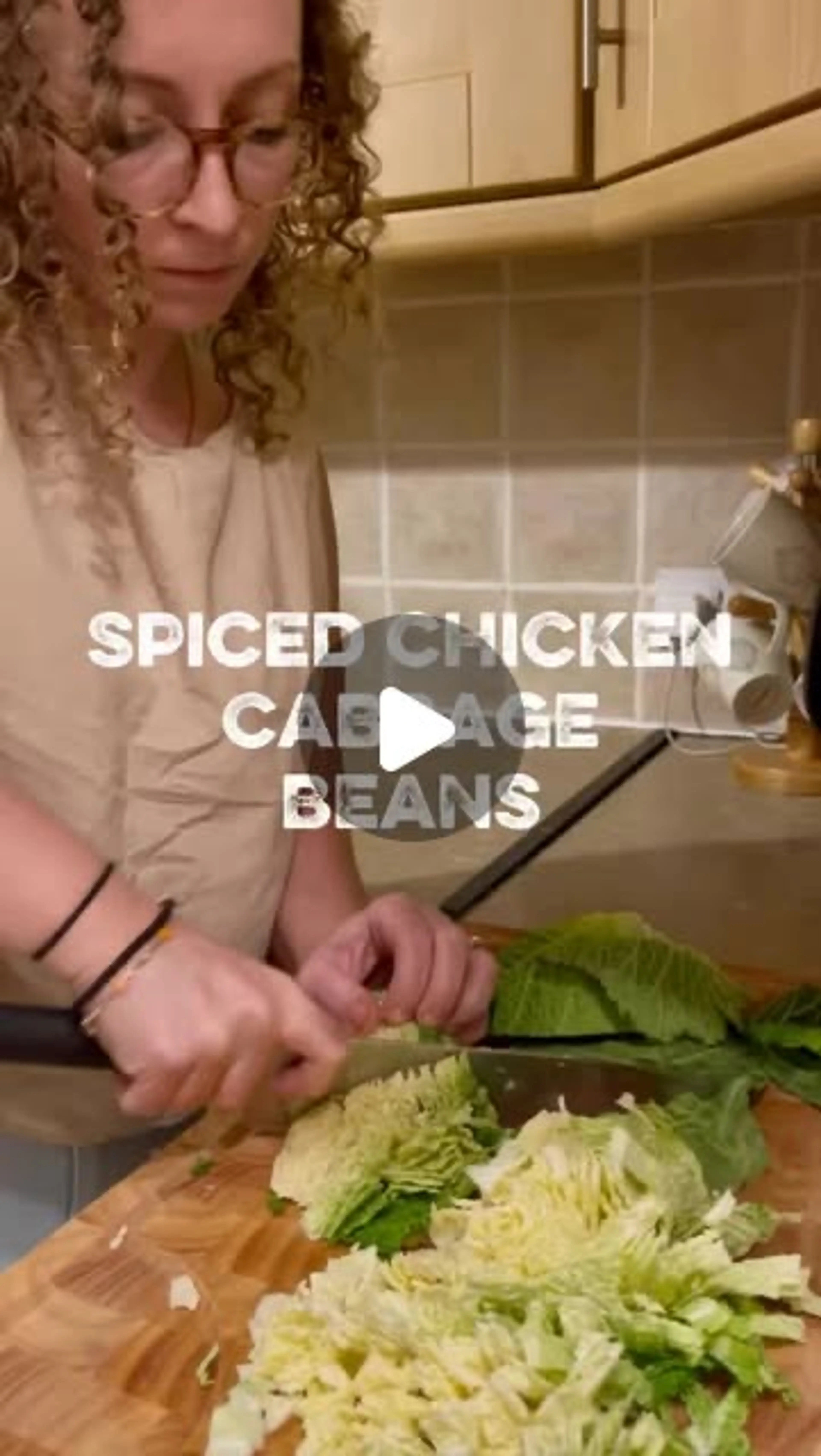 Spiced Chicken, Bean & Cabbage Stew