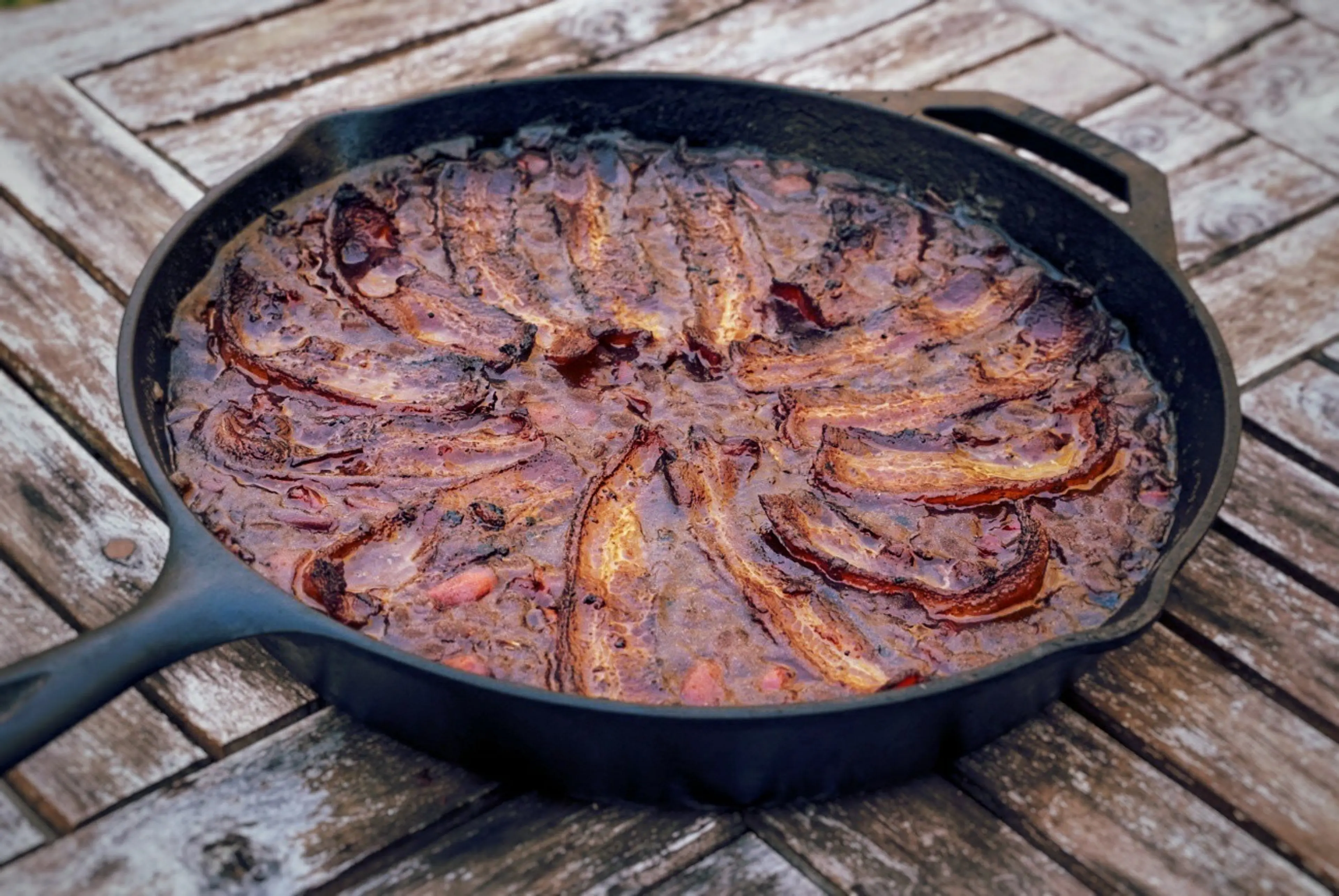 Smoked Baked Beans with Brown Sugar and Bacon