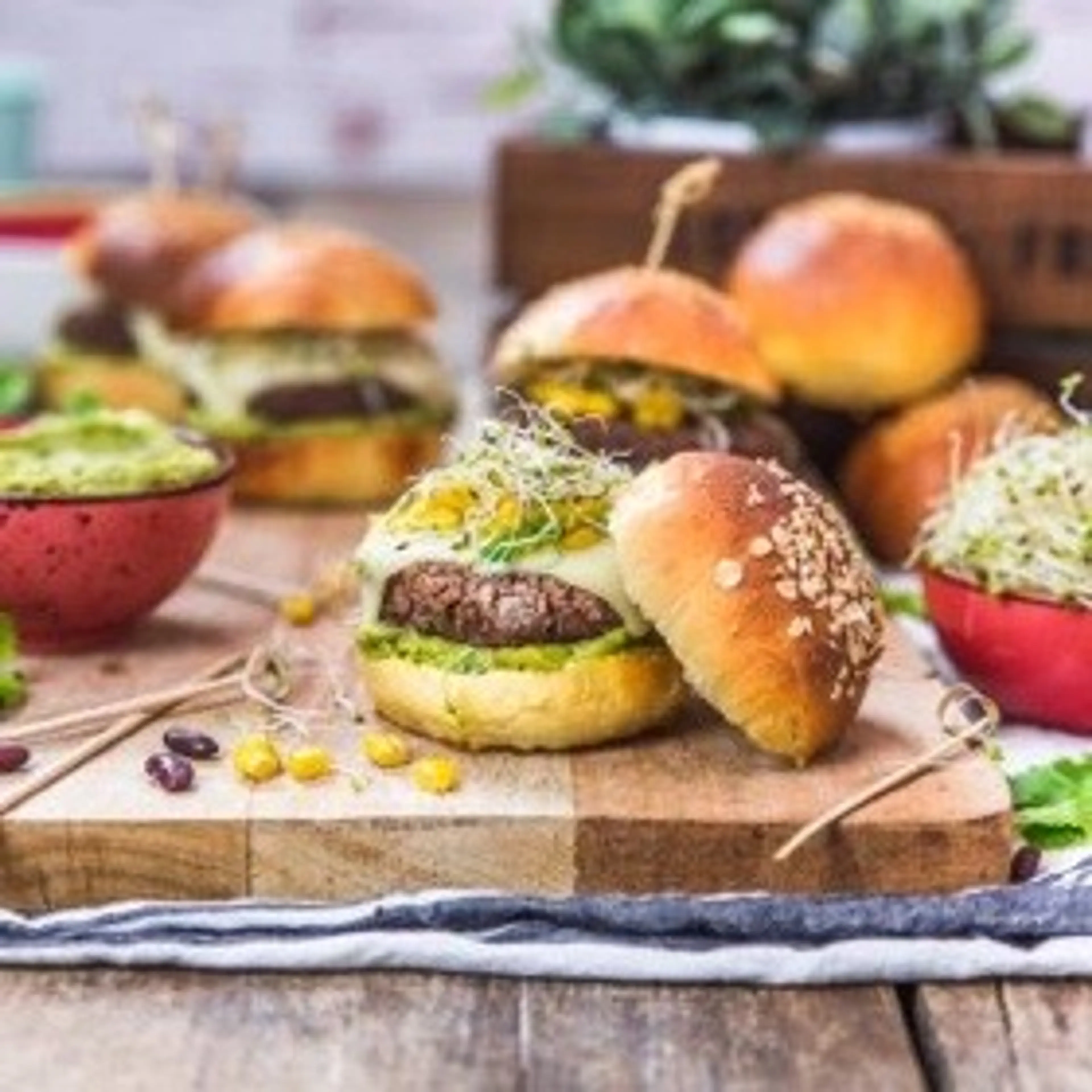 Burger Végétarien Aux Haricots Rouges