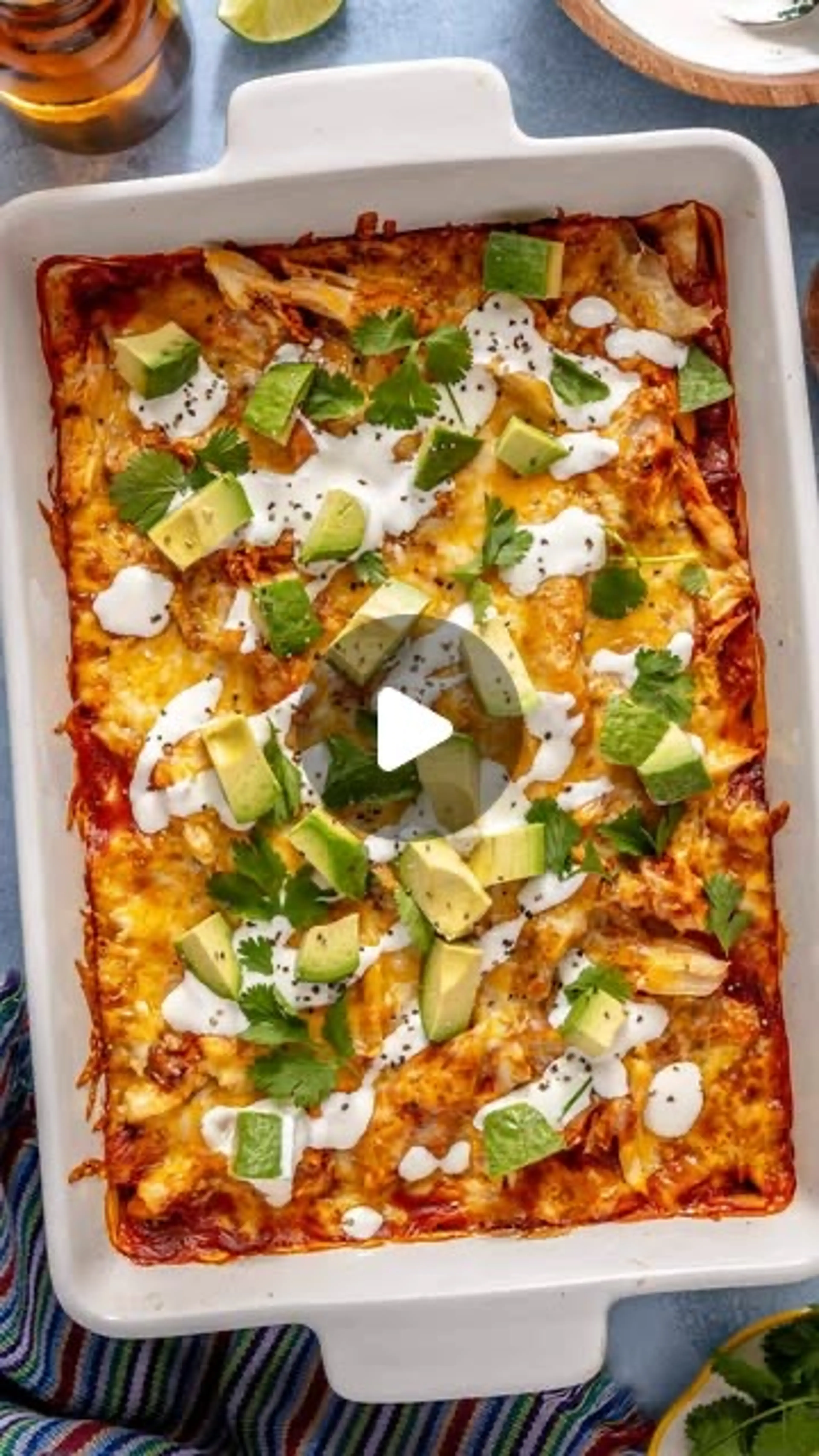 Save This Recipe! Here’s My Make-ahead Chicken Enchilada Cas