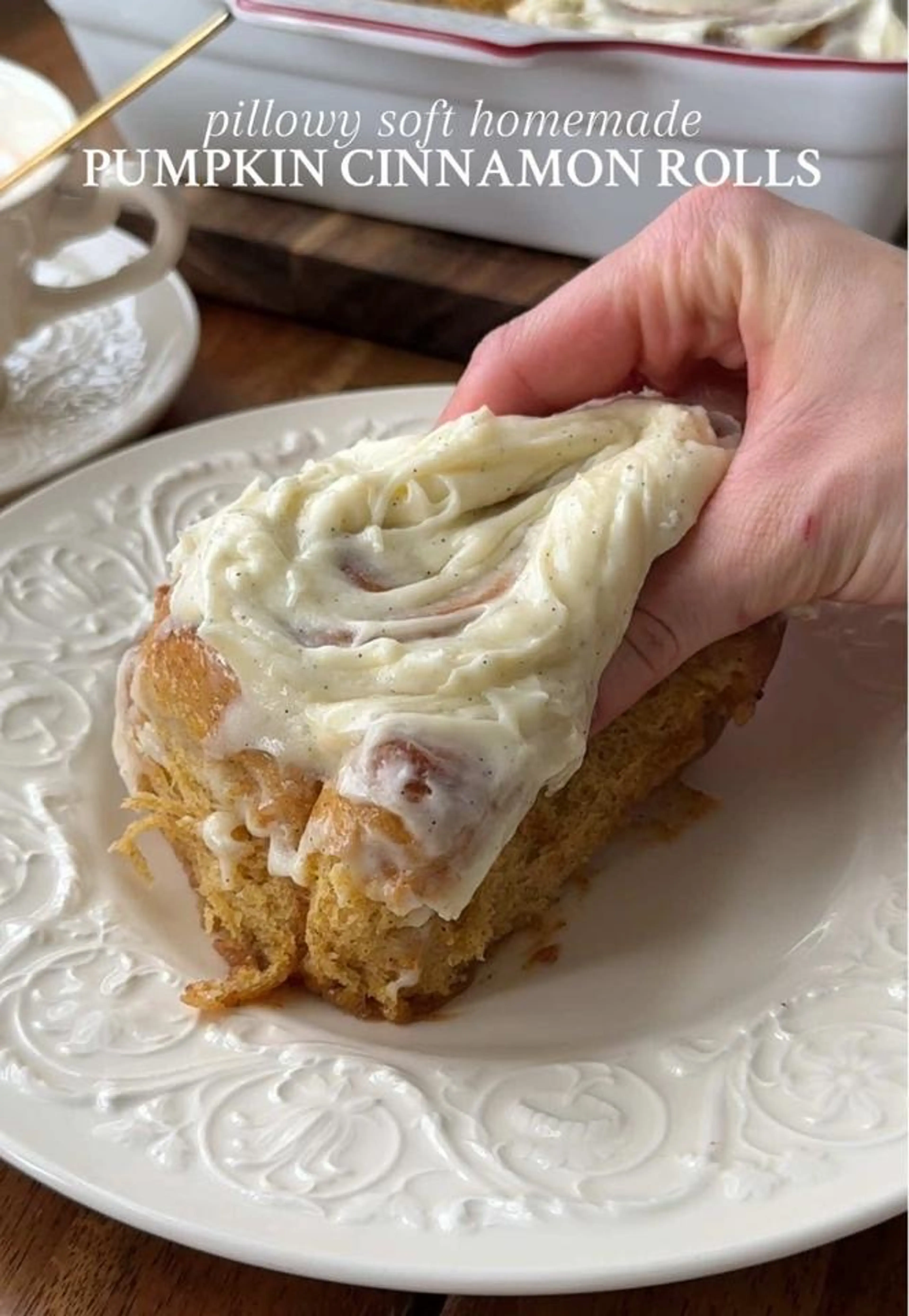 Homemade Pumpkin Cinnamon Rolls