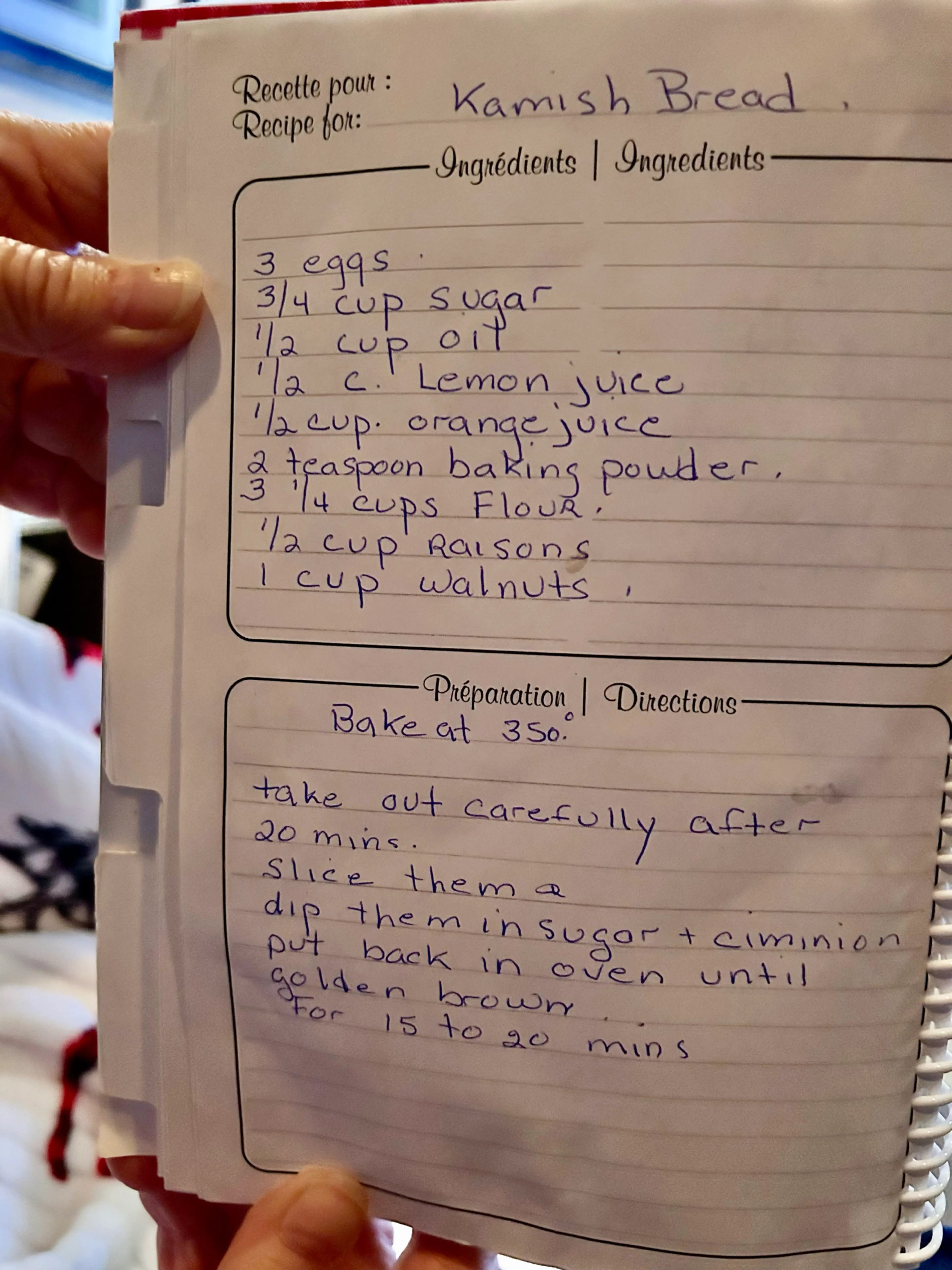 Mildred’s Kamish Bread