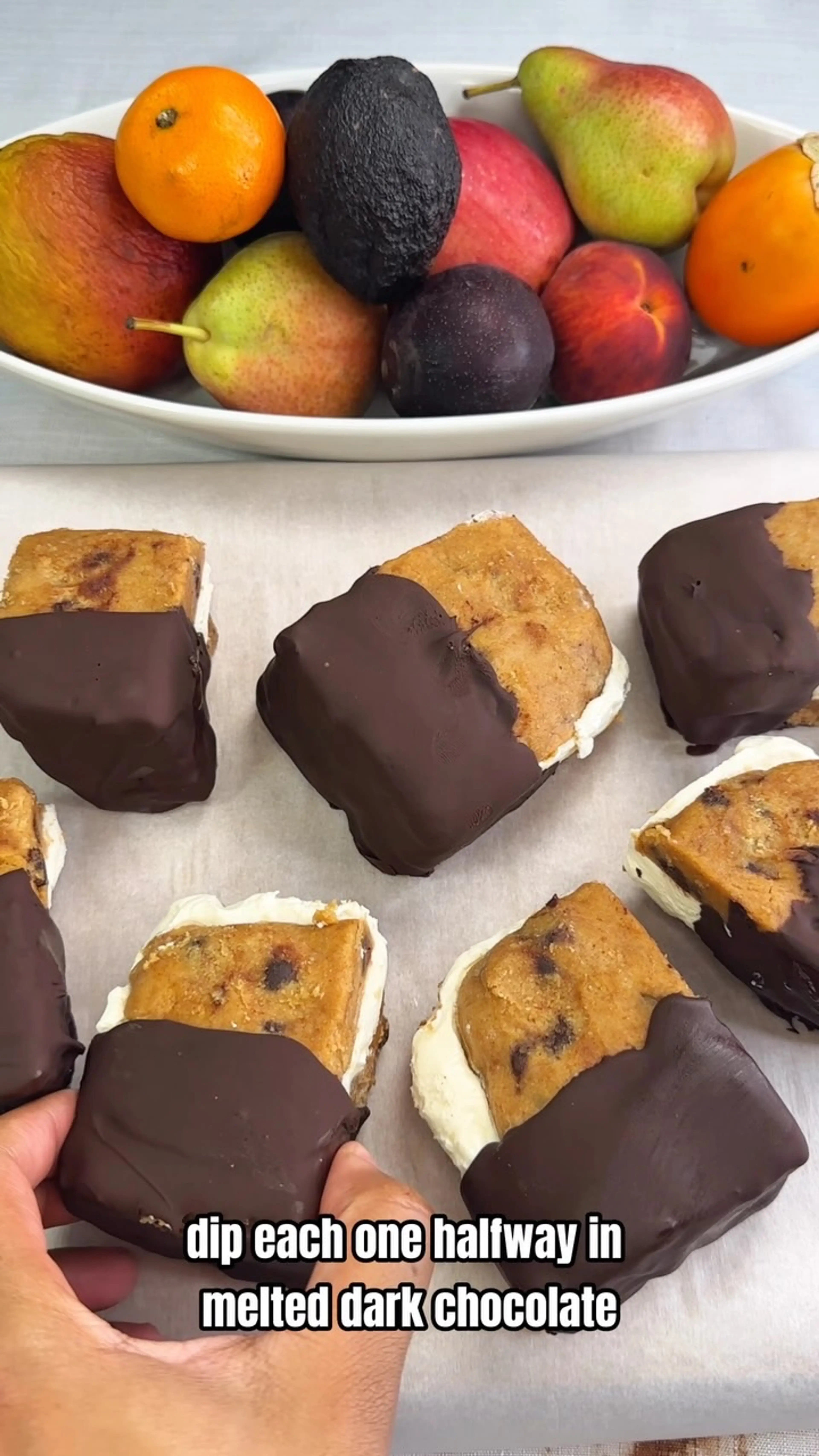 Viral Cookie Dough Cheesecake Sandwiches