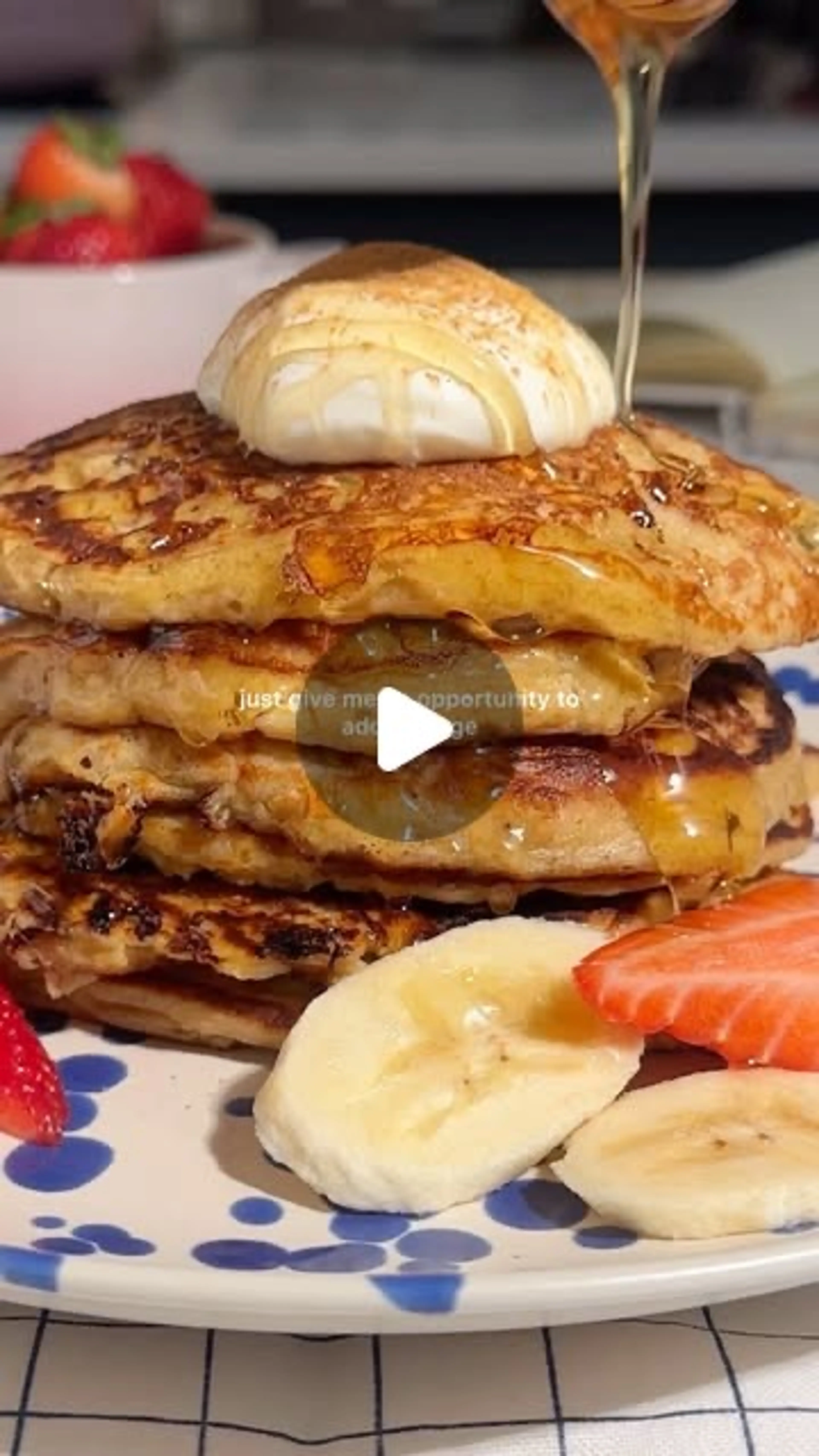 Fluffy Cottage Cheese Pancakes