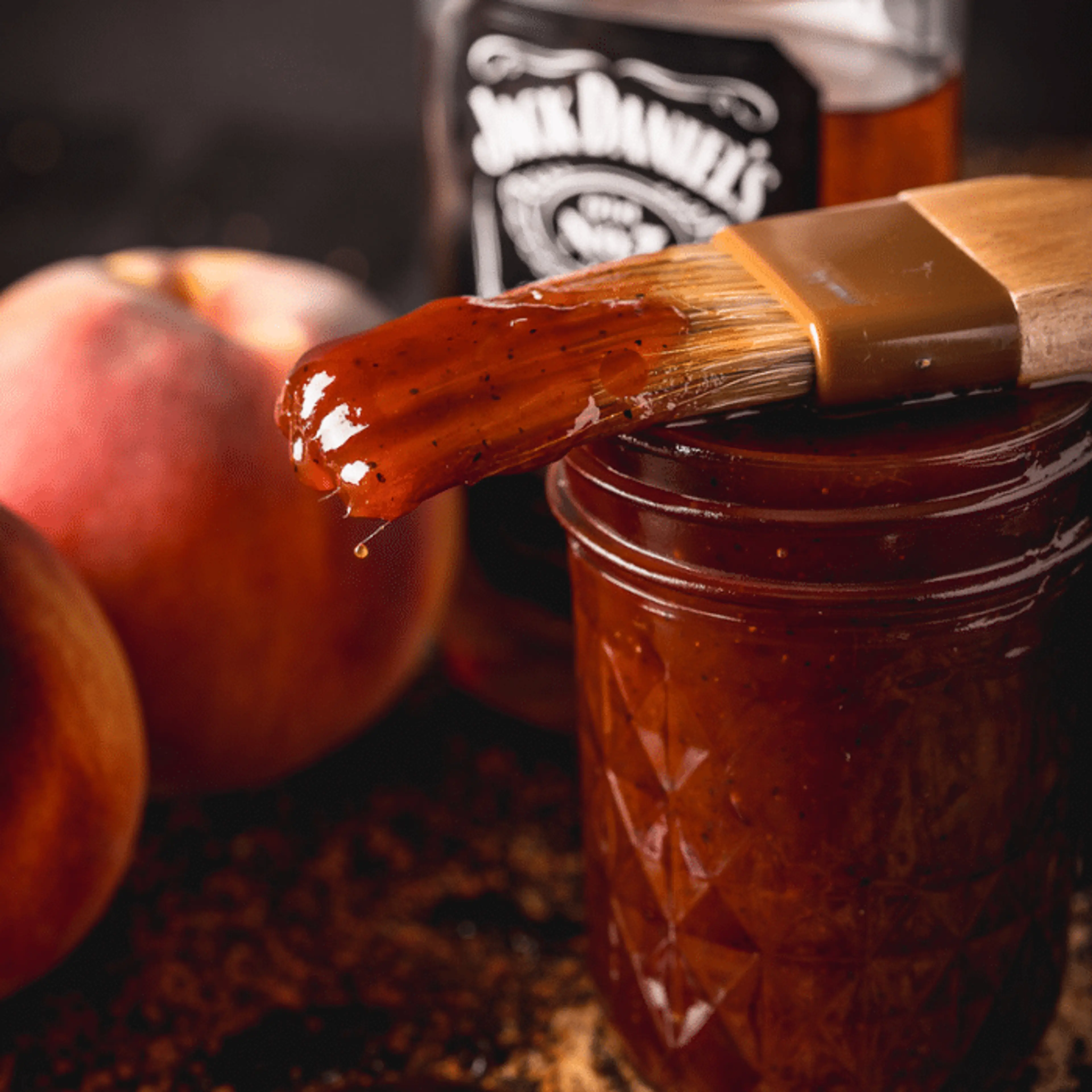 Whiskey Peach BBQ Sauce