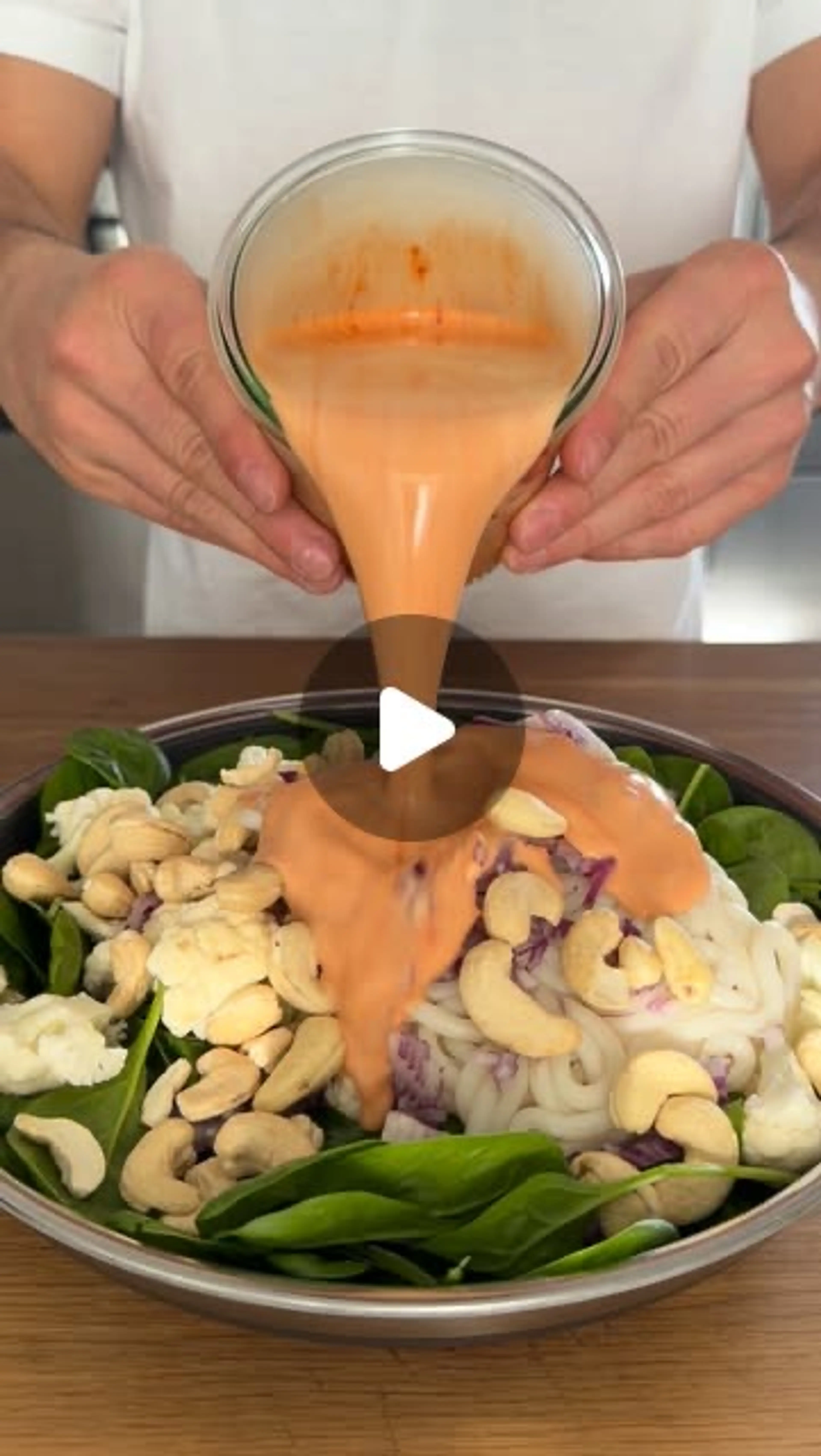 Udon-Blumenkohl-Erdnuss