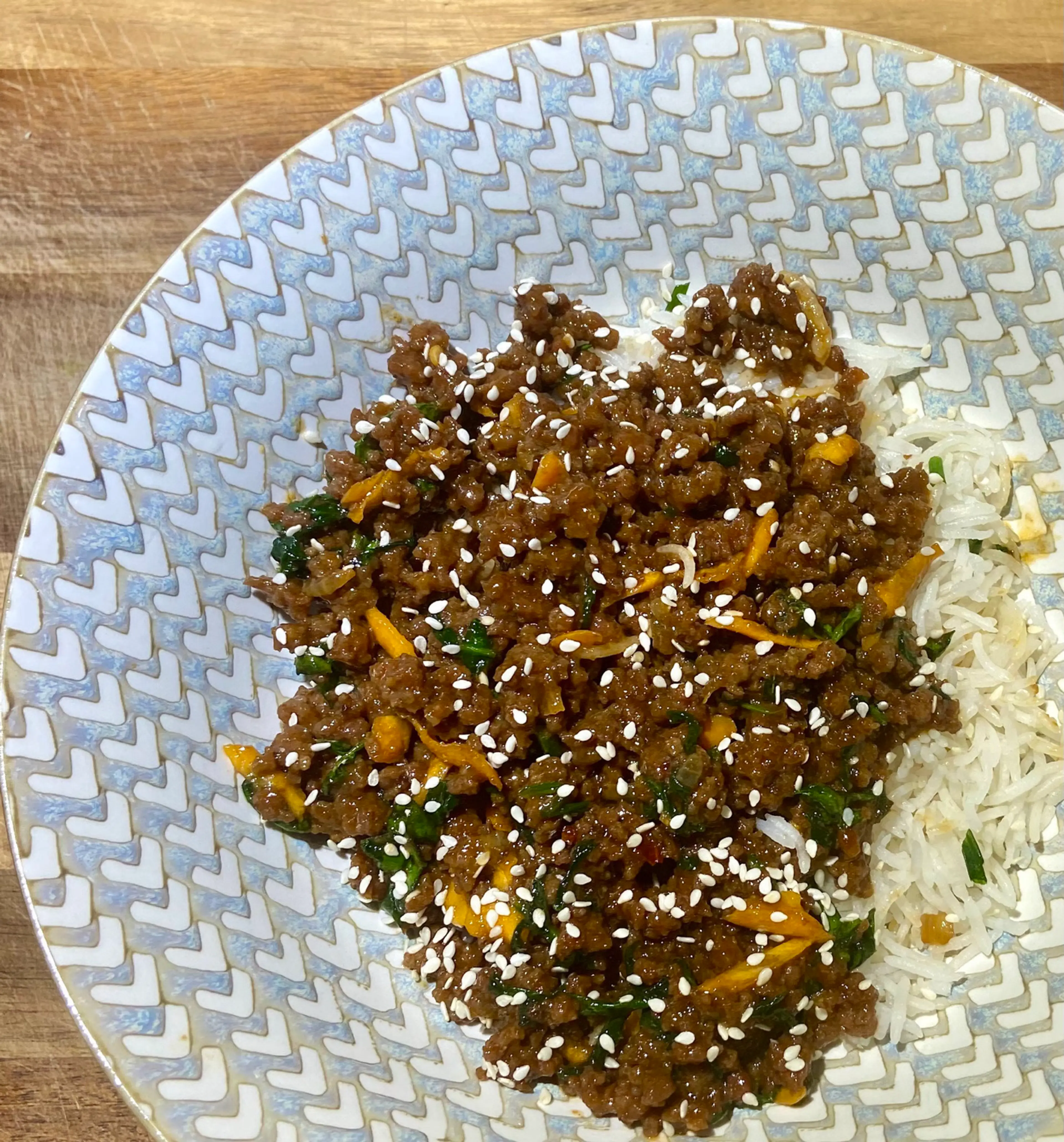 Hoisin Beef With Coconut Rice