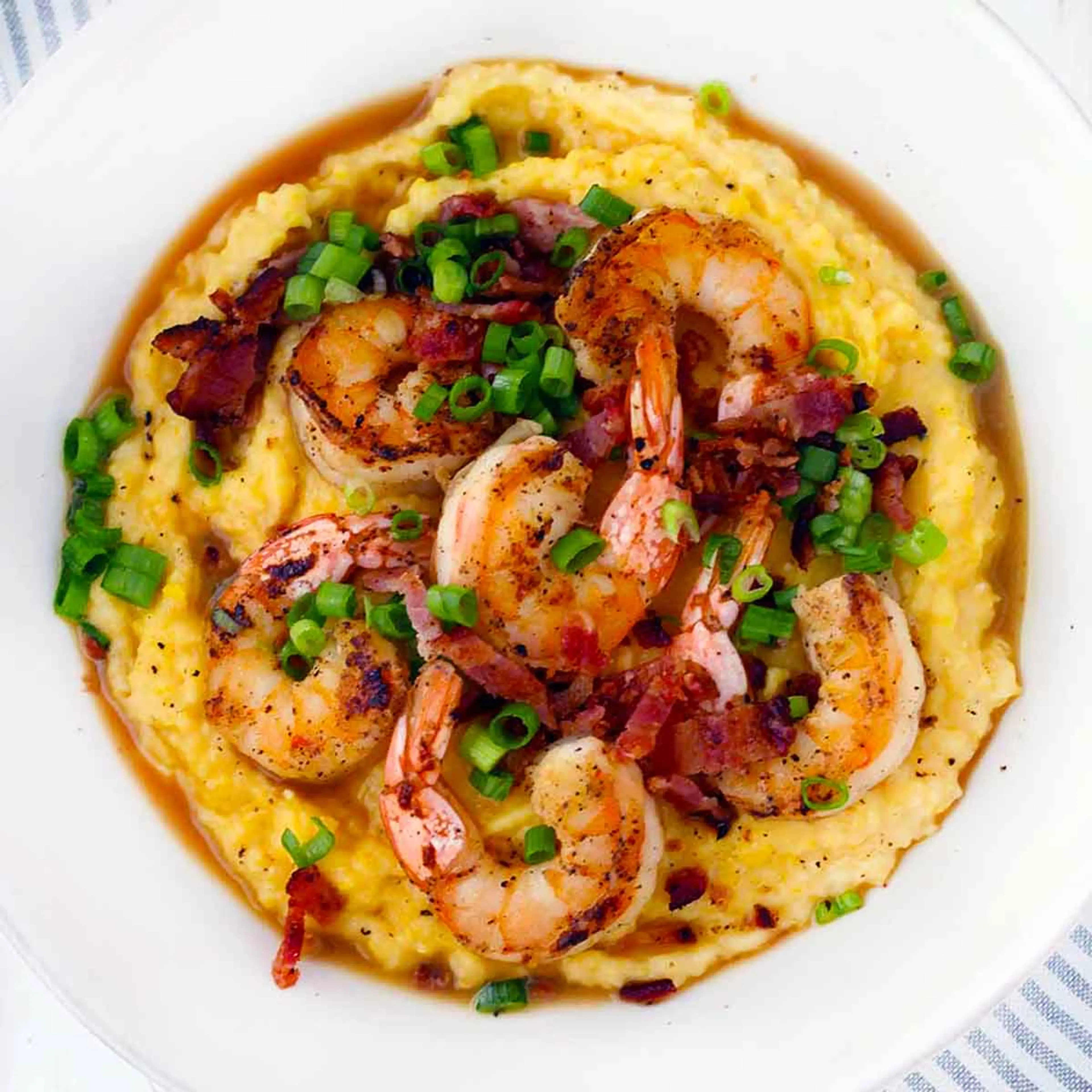 Cajun Gouda Shrimp and Grits