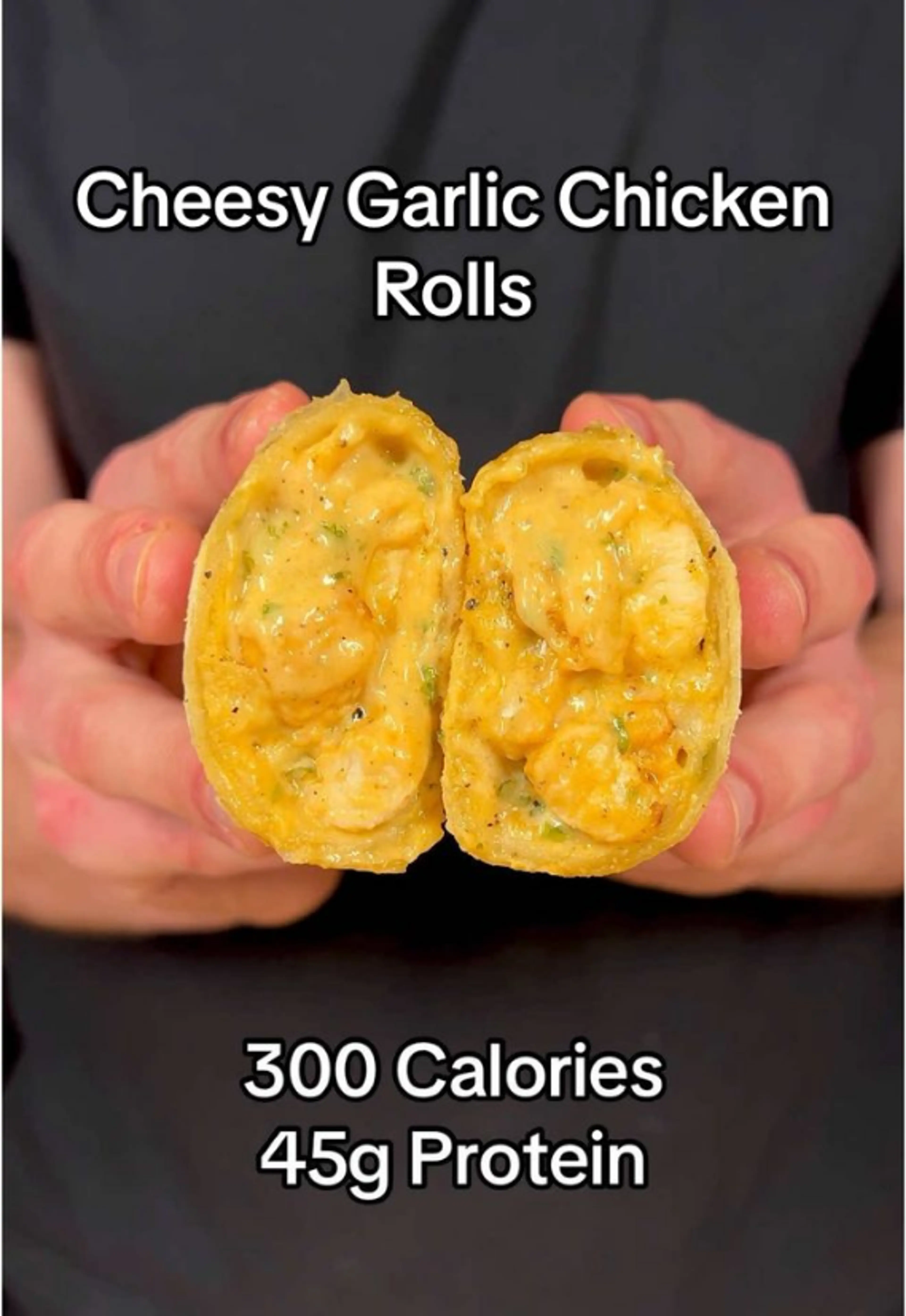 Cheesy Garlic Chicken Rolls