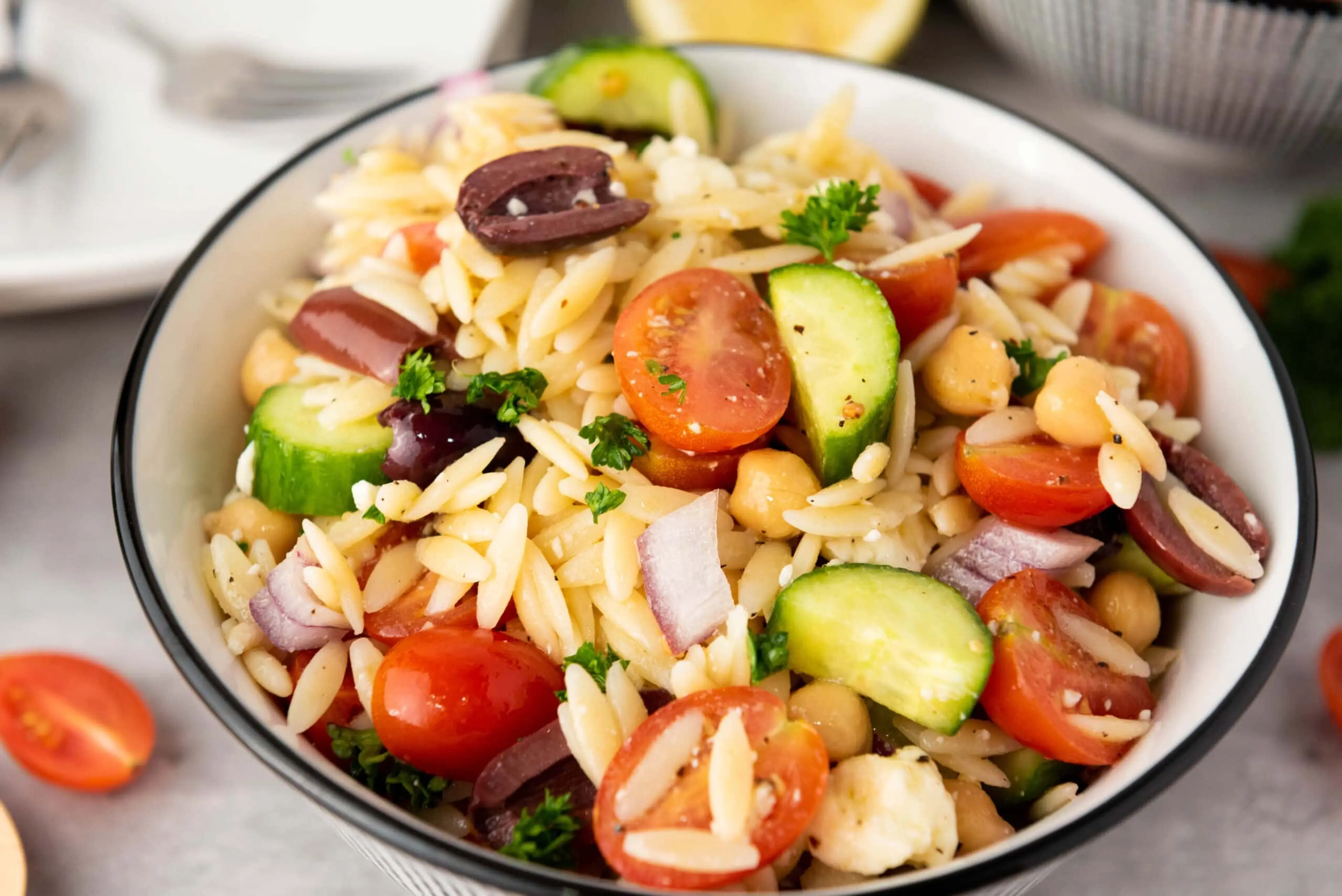 Mediterranean Orzo Pasta Salad
