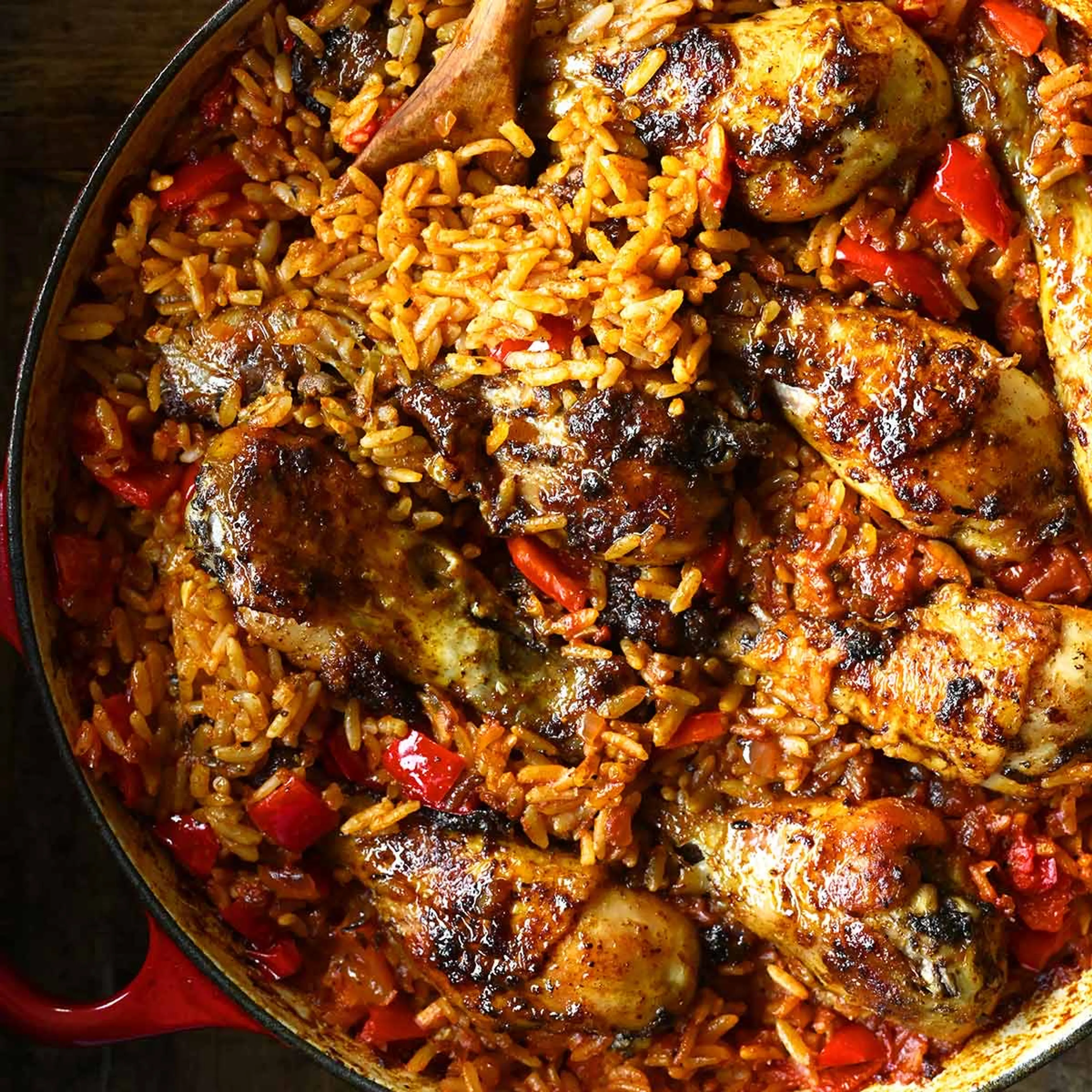 One Skillet Chicken and Rice