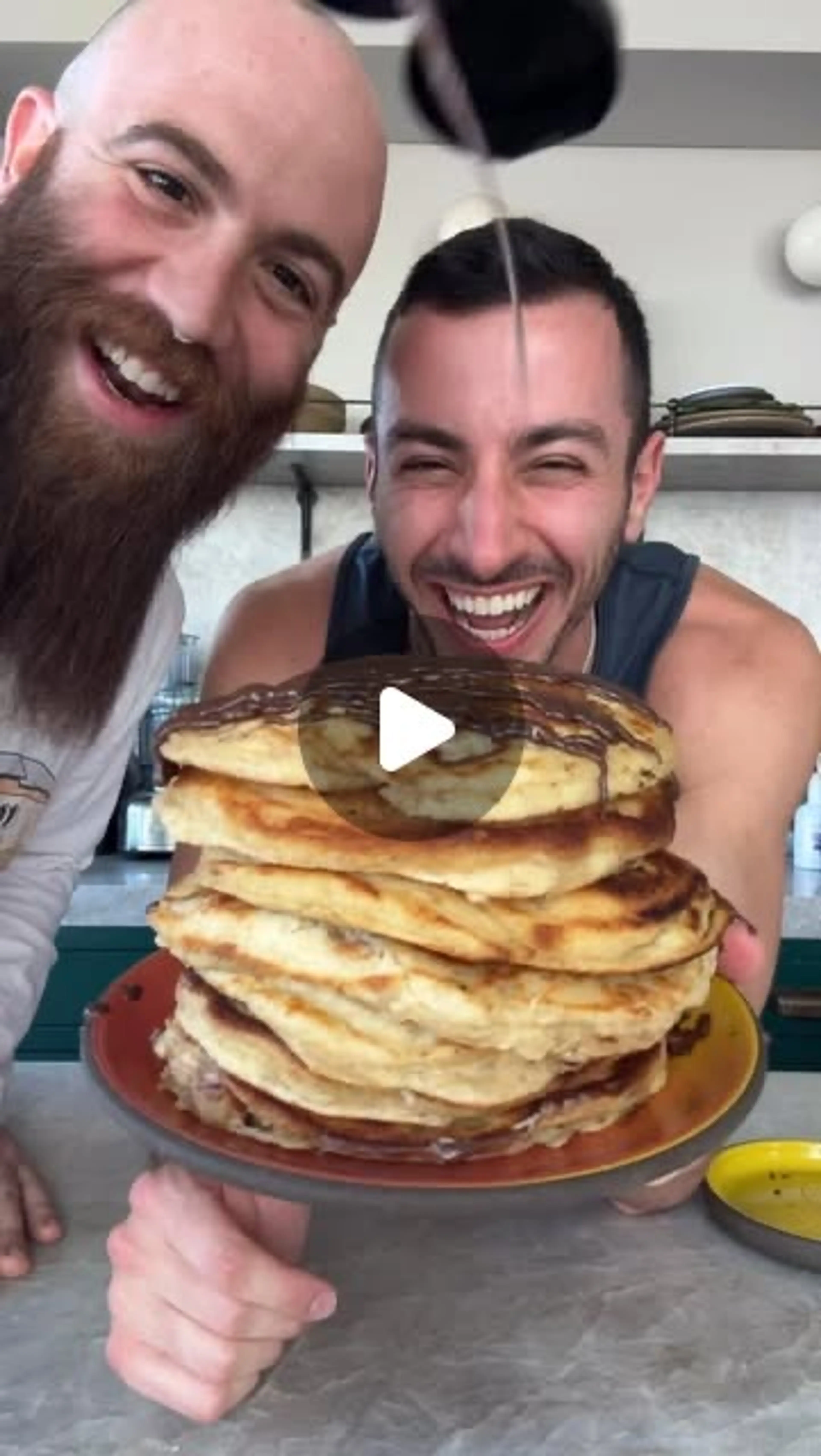 The Fluffiest Halva Pancakes!!