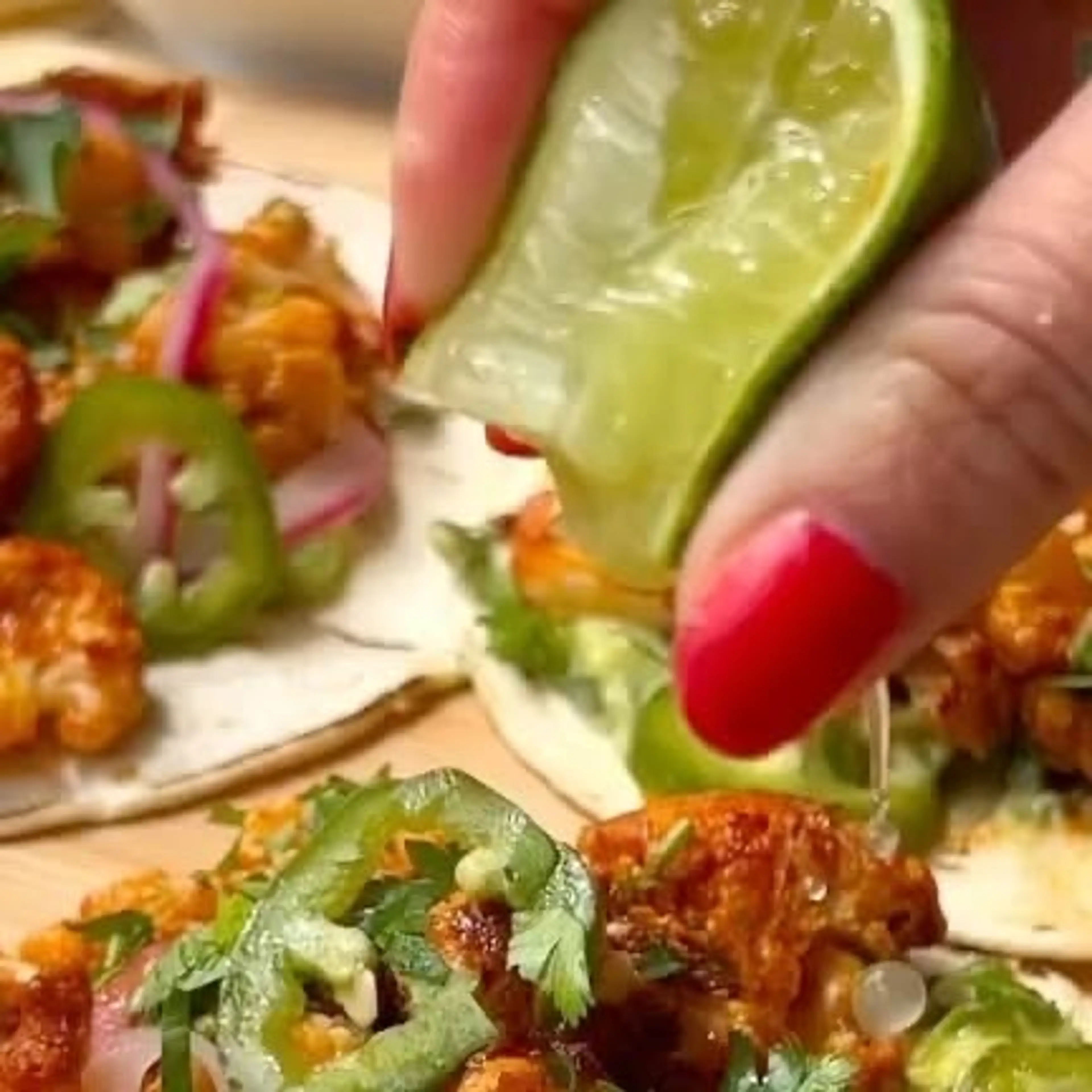 Spicy Cauliflower Tacos