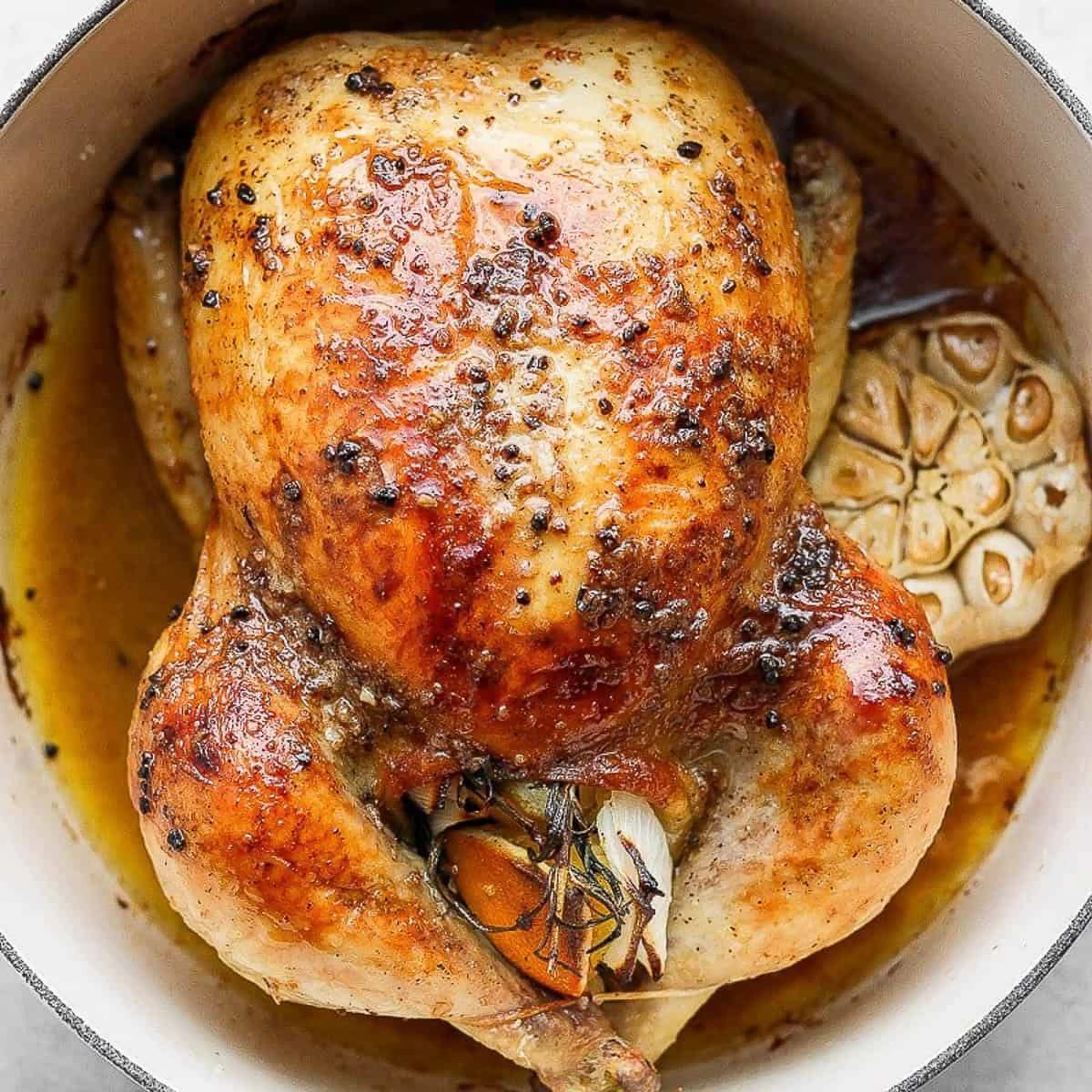 The BEST Whole Roasted Chicken