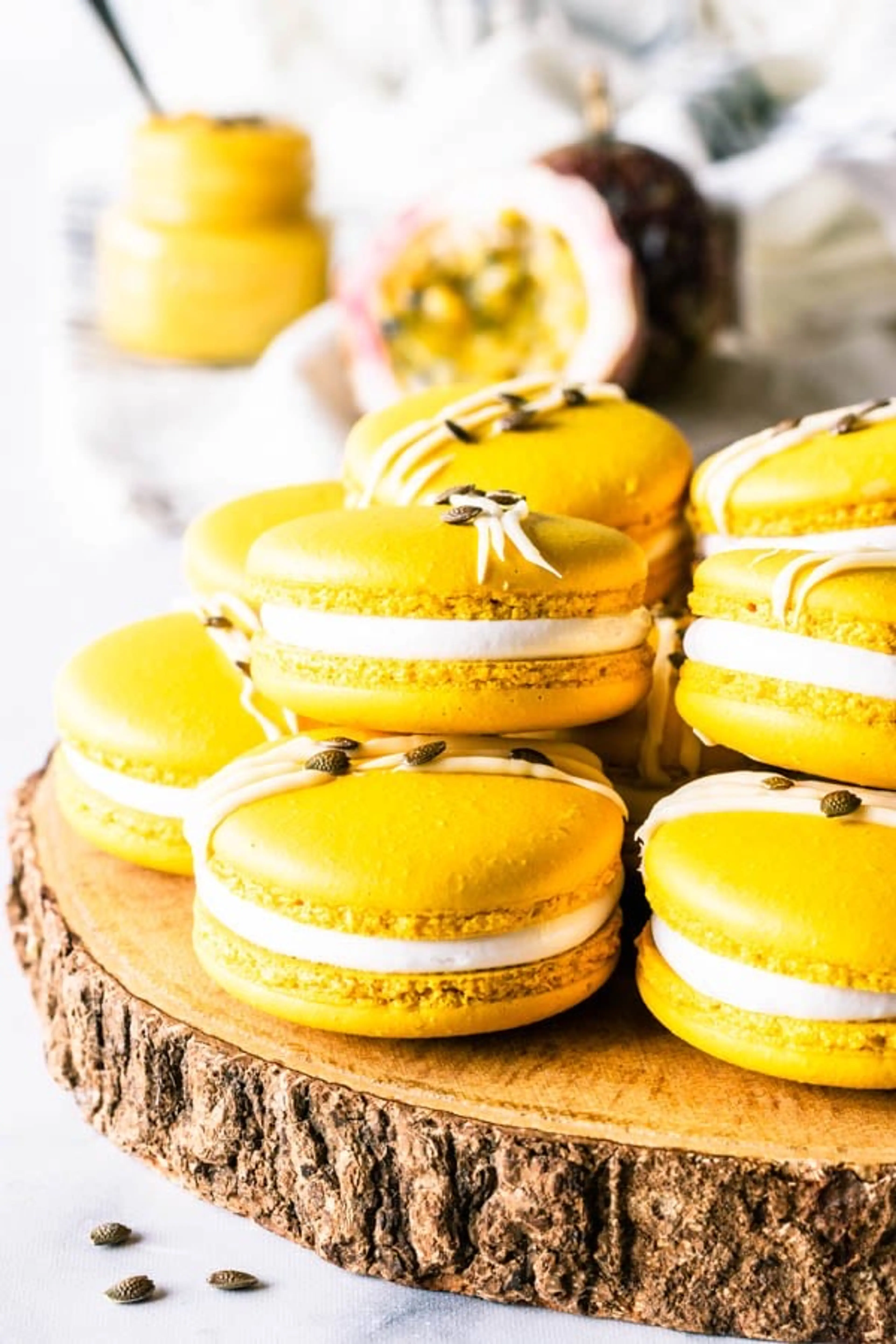 Passion Fruit Macarons