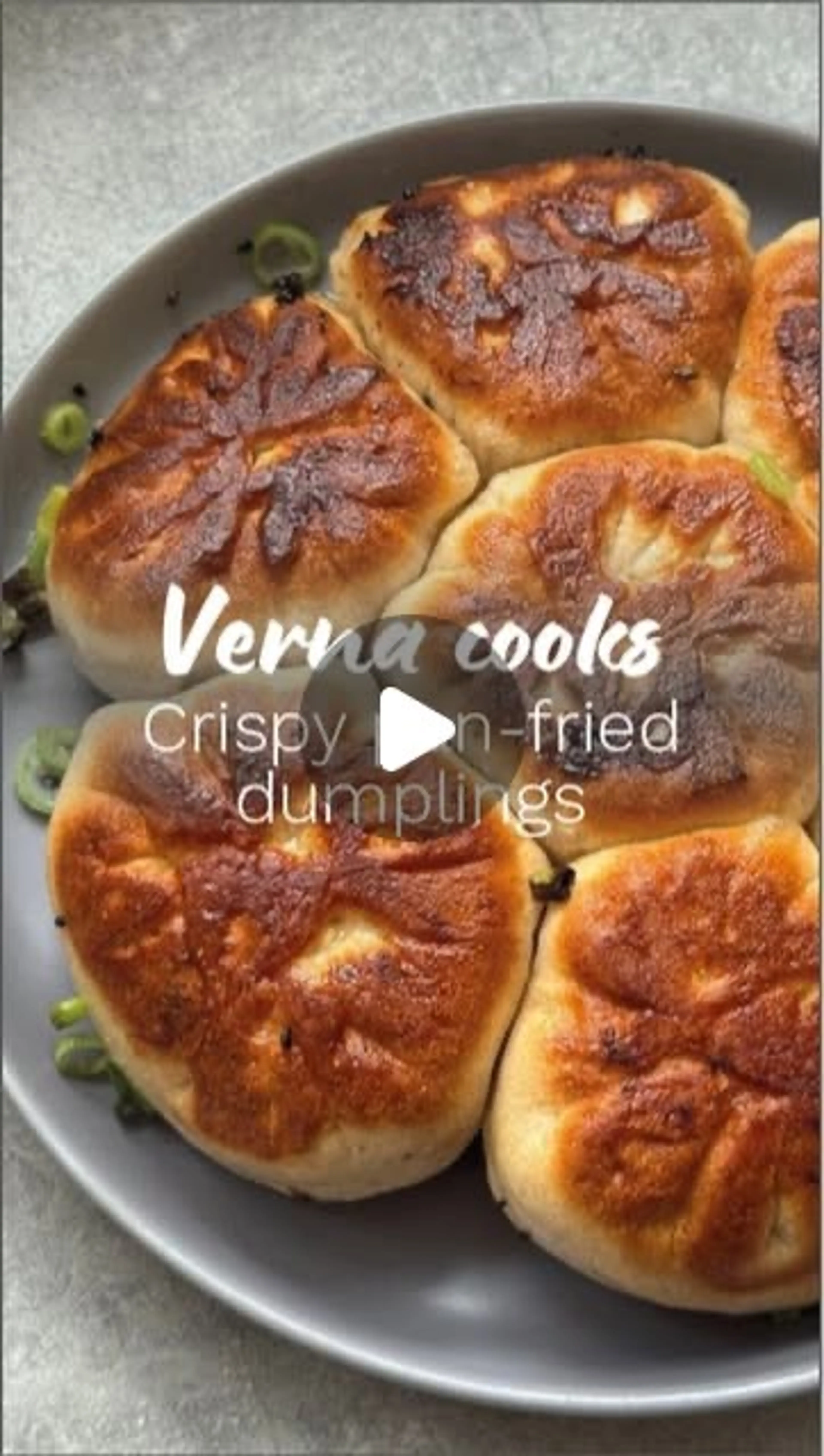 Homemade Crispy Pan-fried Dumplings
