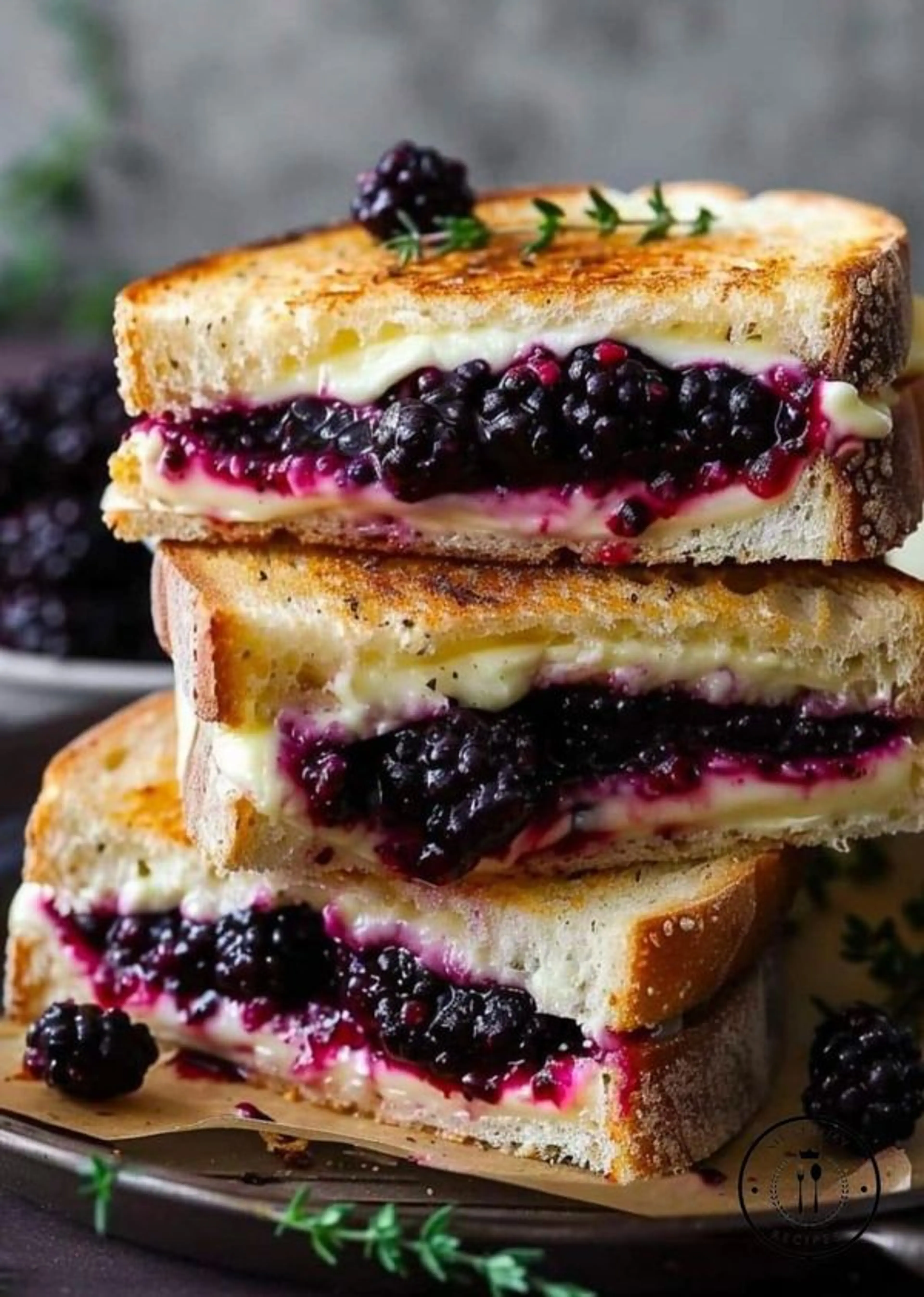 Balsamic Blackberry Bliss Grilled Cheese