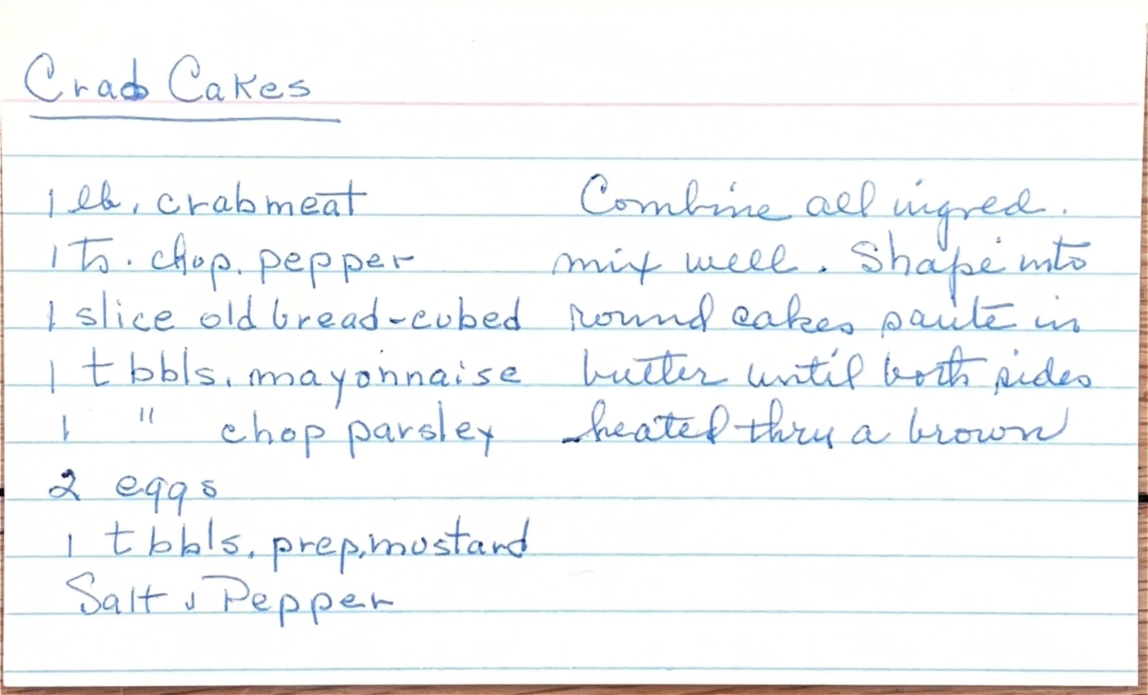Crab Cakes