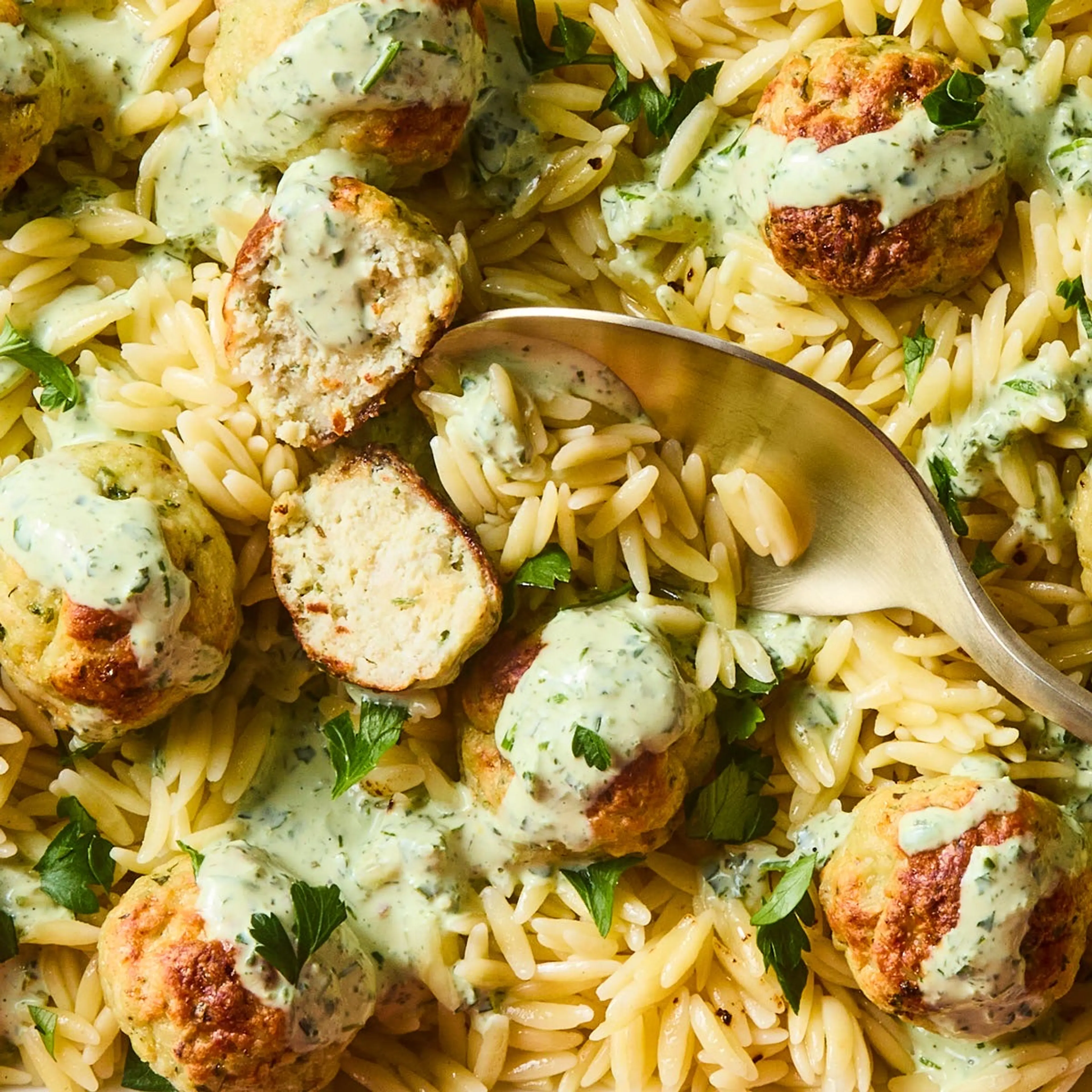 Green Goddess Meatballs