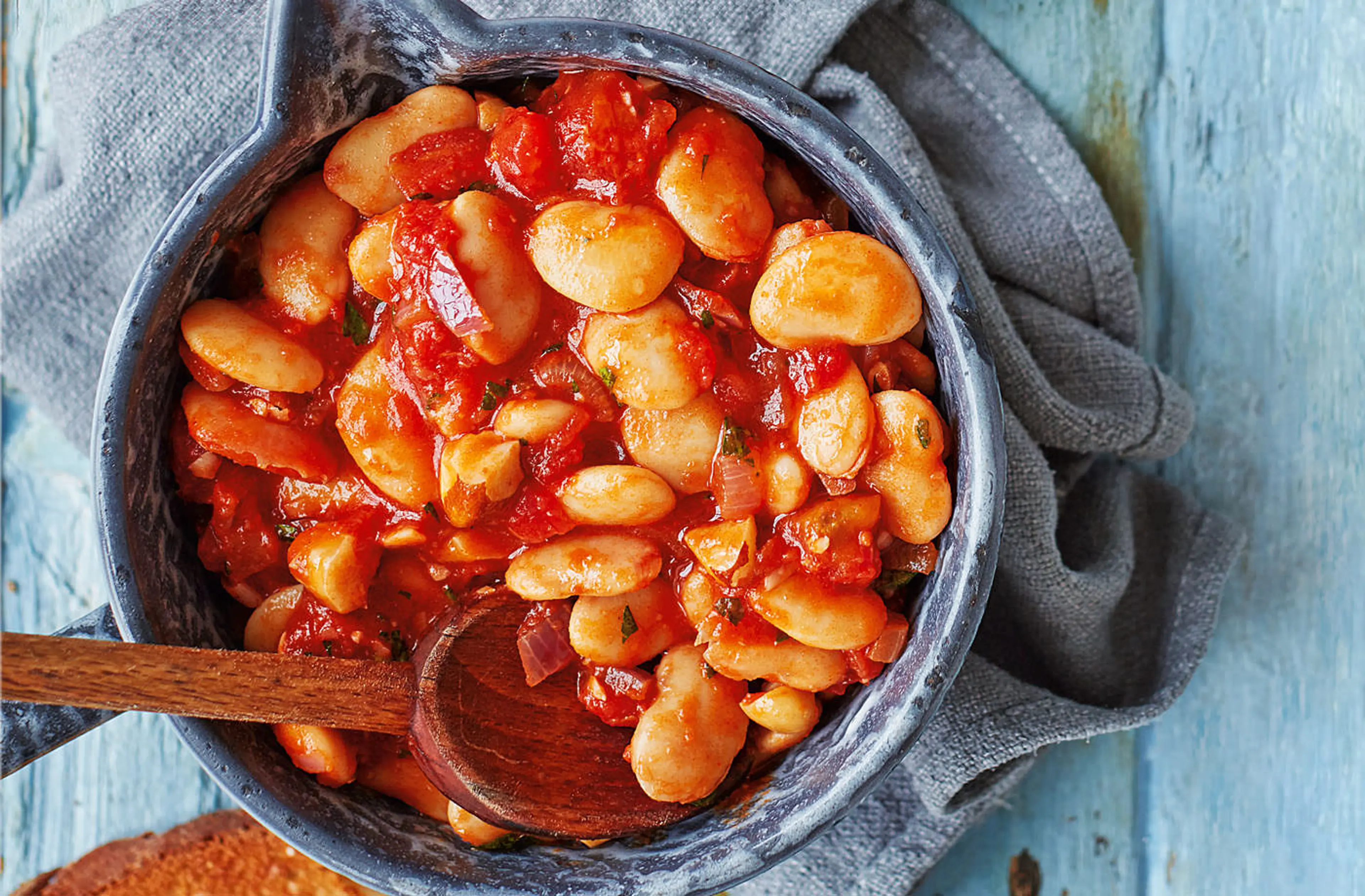 Homemade baked beans