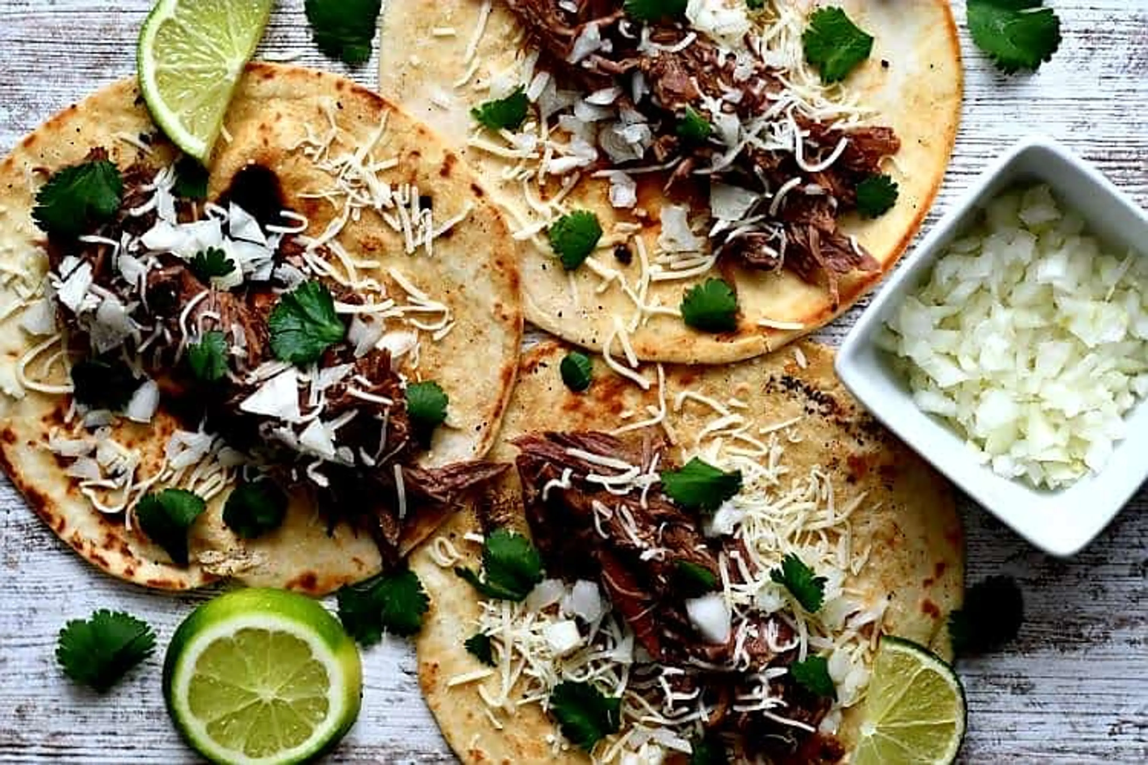 Slow Cooker Venison Roast Carnitas Tacos