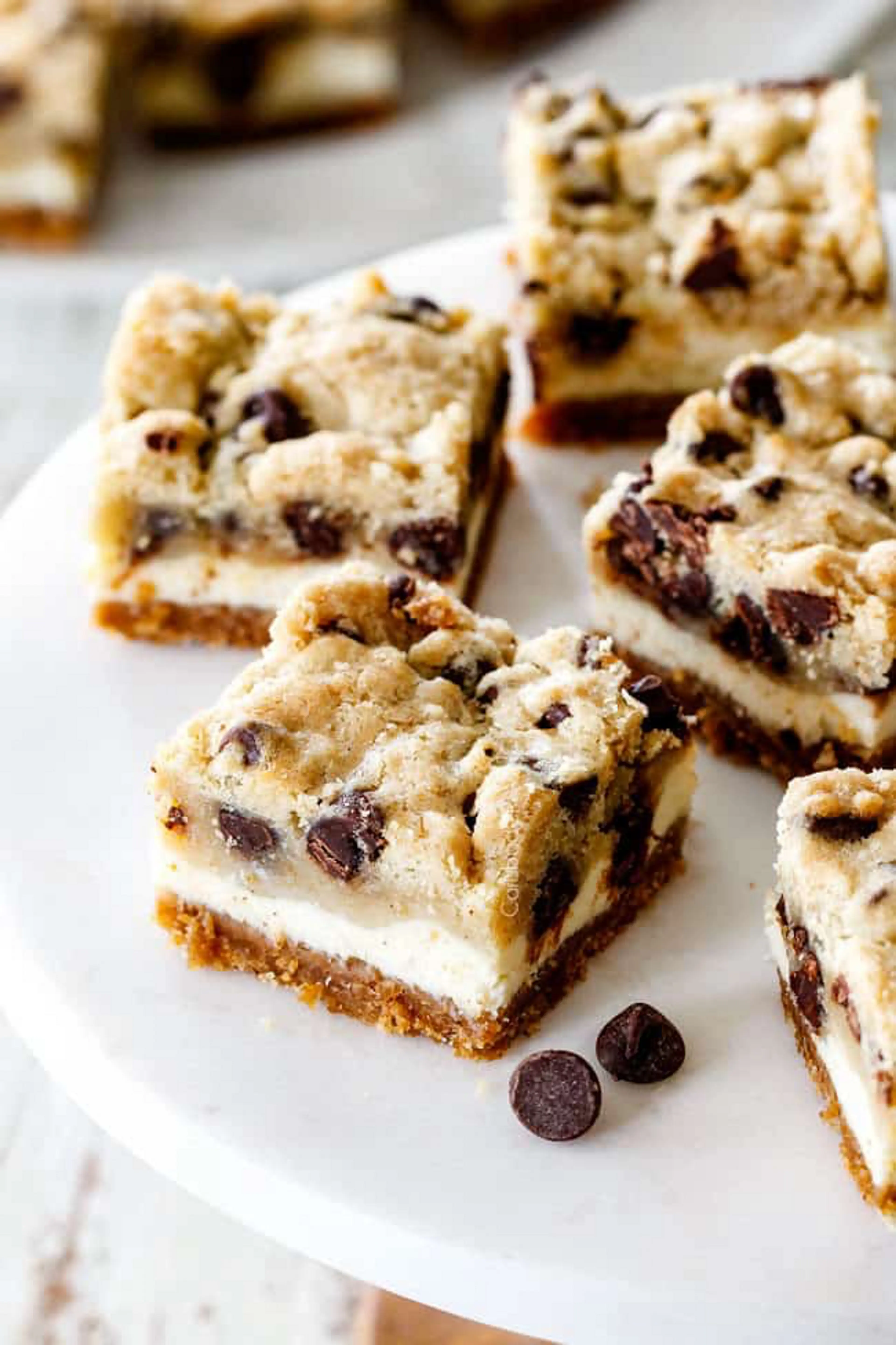 Chocolate Chip Cheesecake Bars