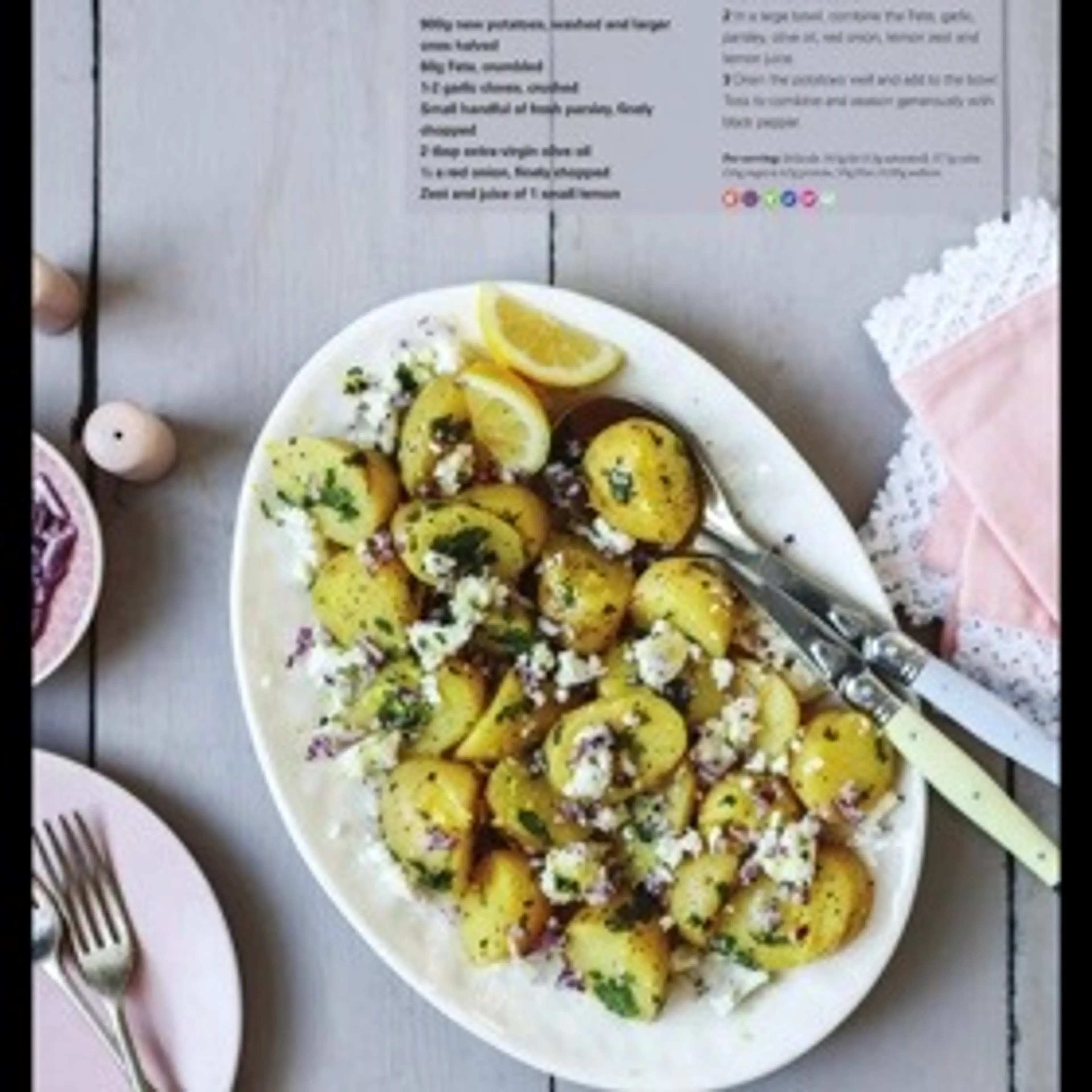 Greek-style new potatoes