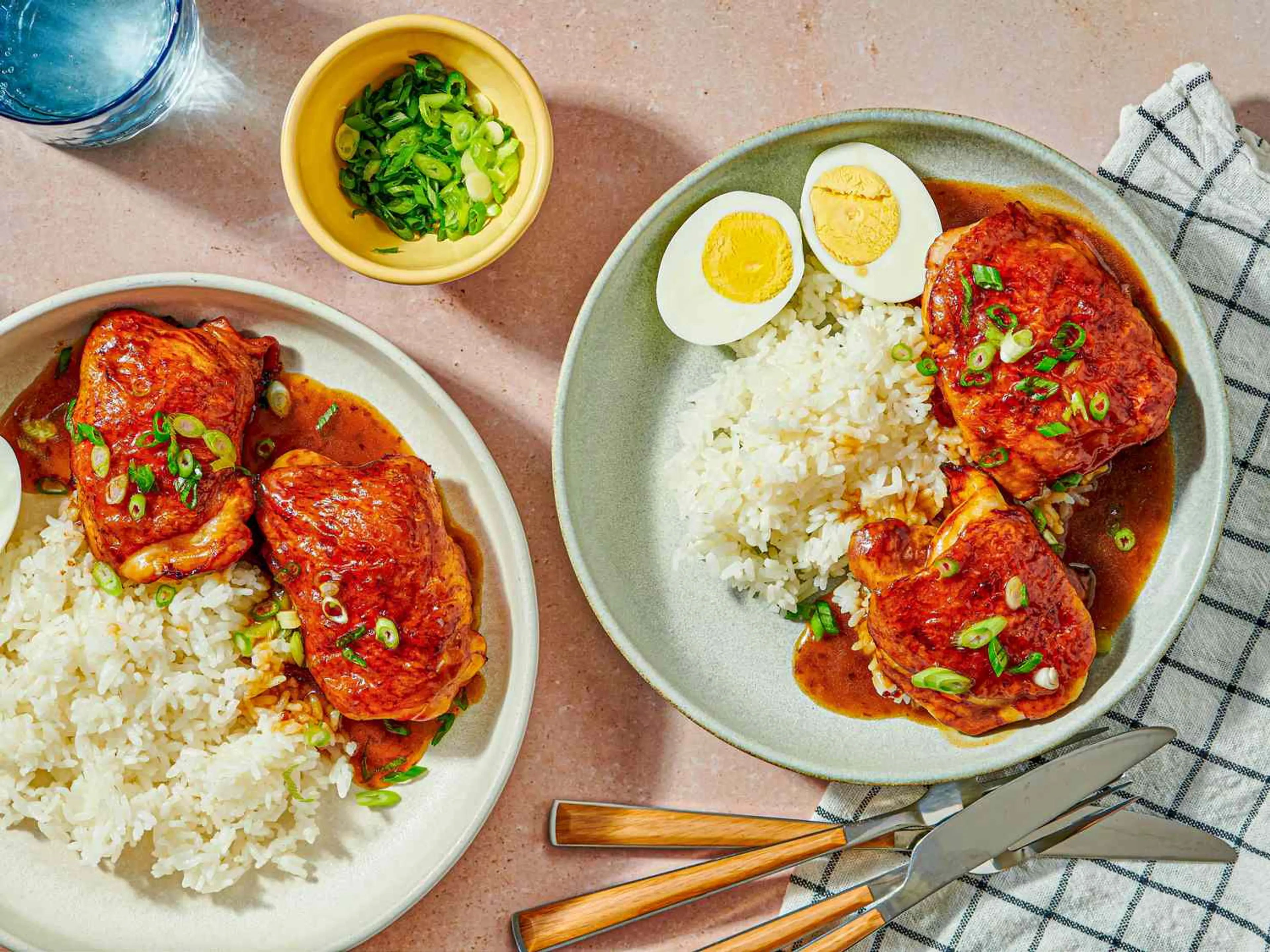 Soy and Sesame Chicken Thighs With Pan Gravy