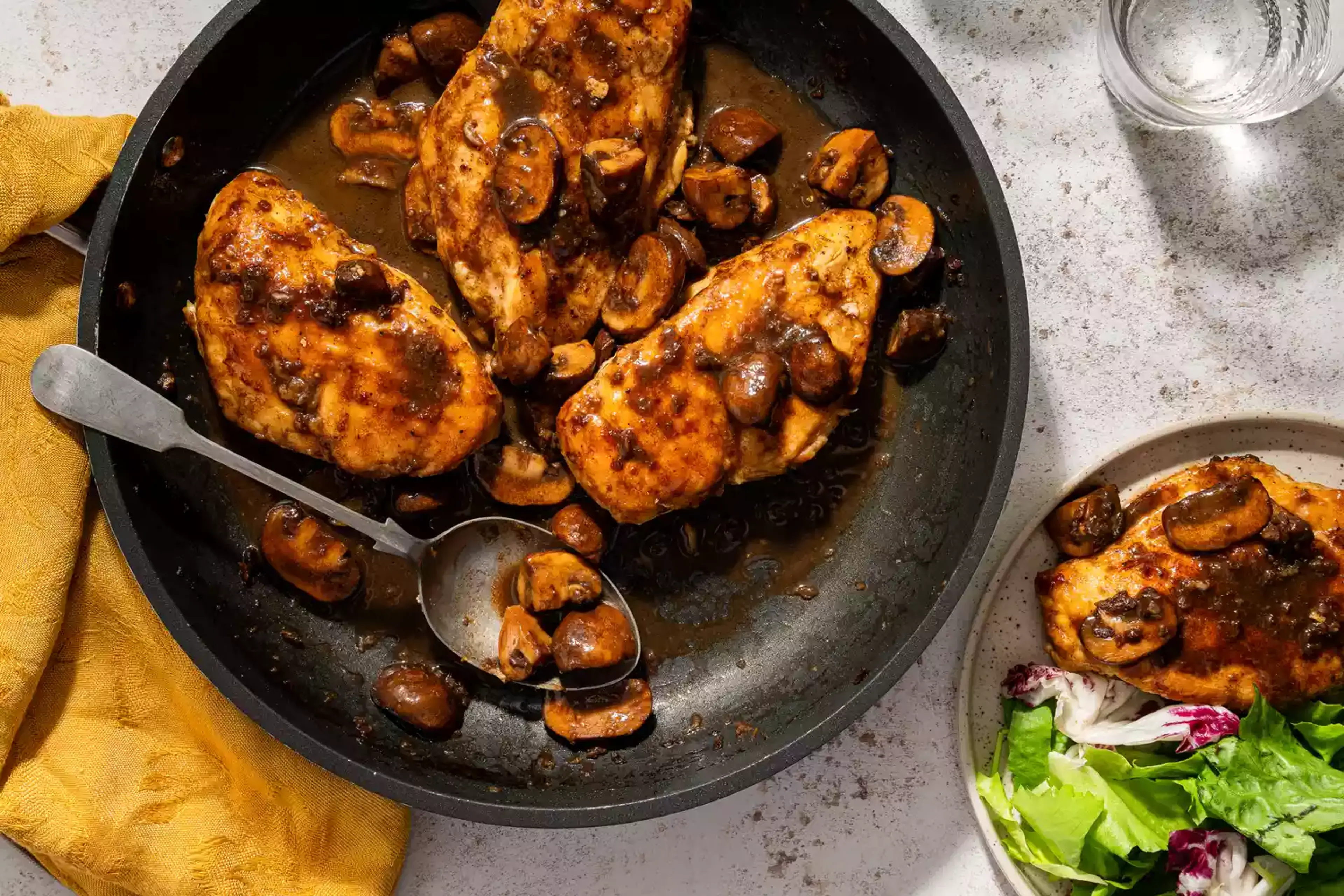 Balsamic Chicken and Mushrooms