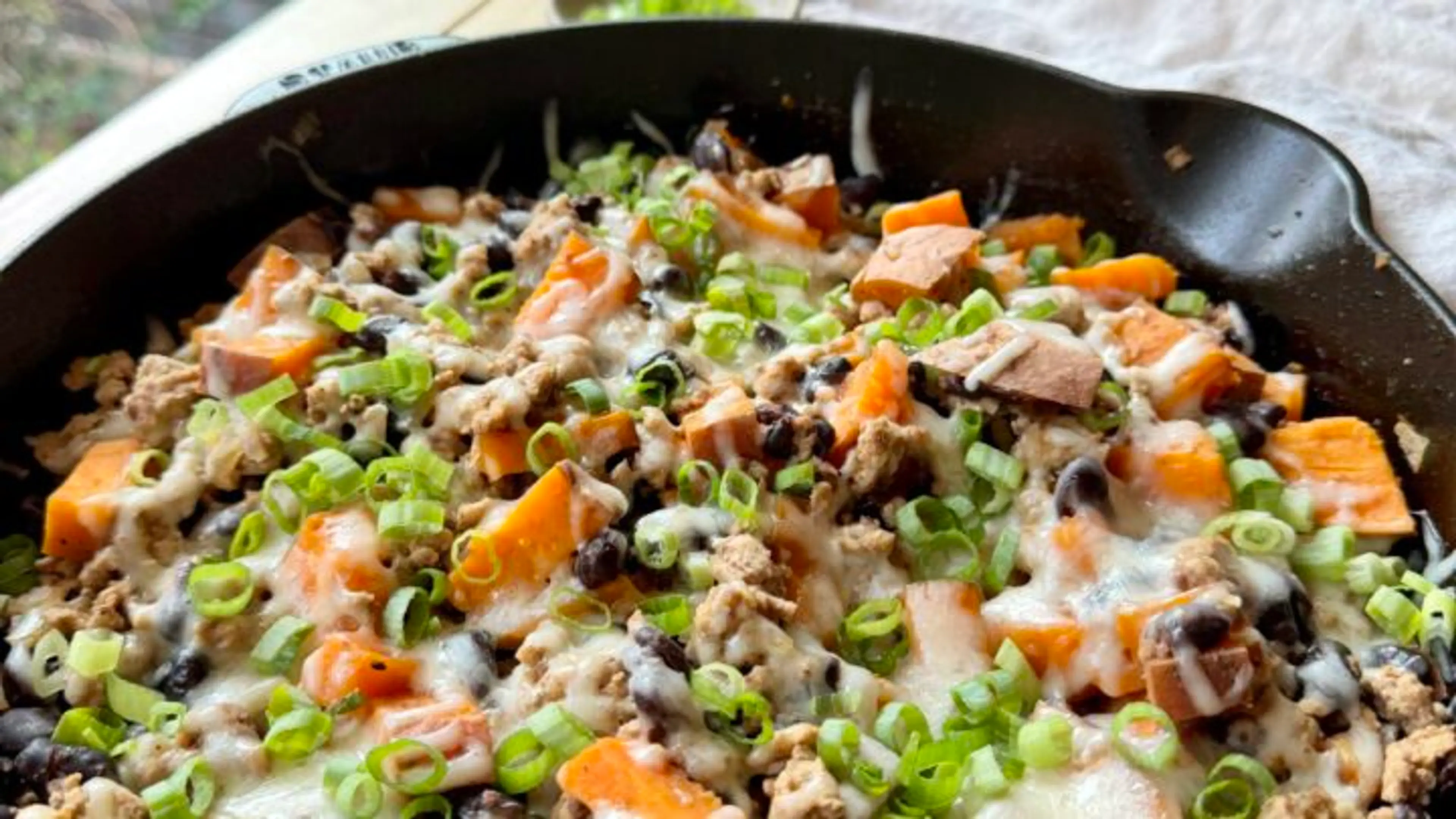 Ground Turkey Sweet Potato Skillet