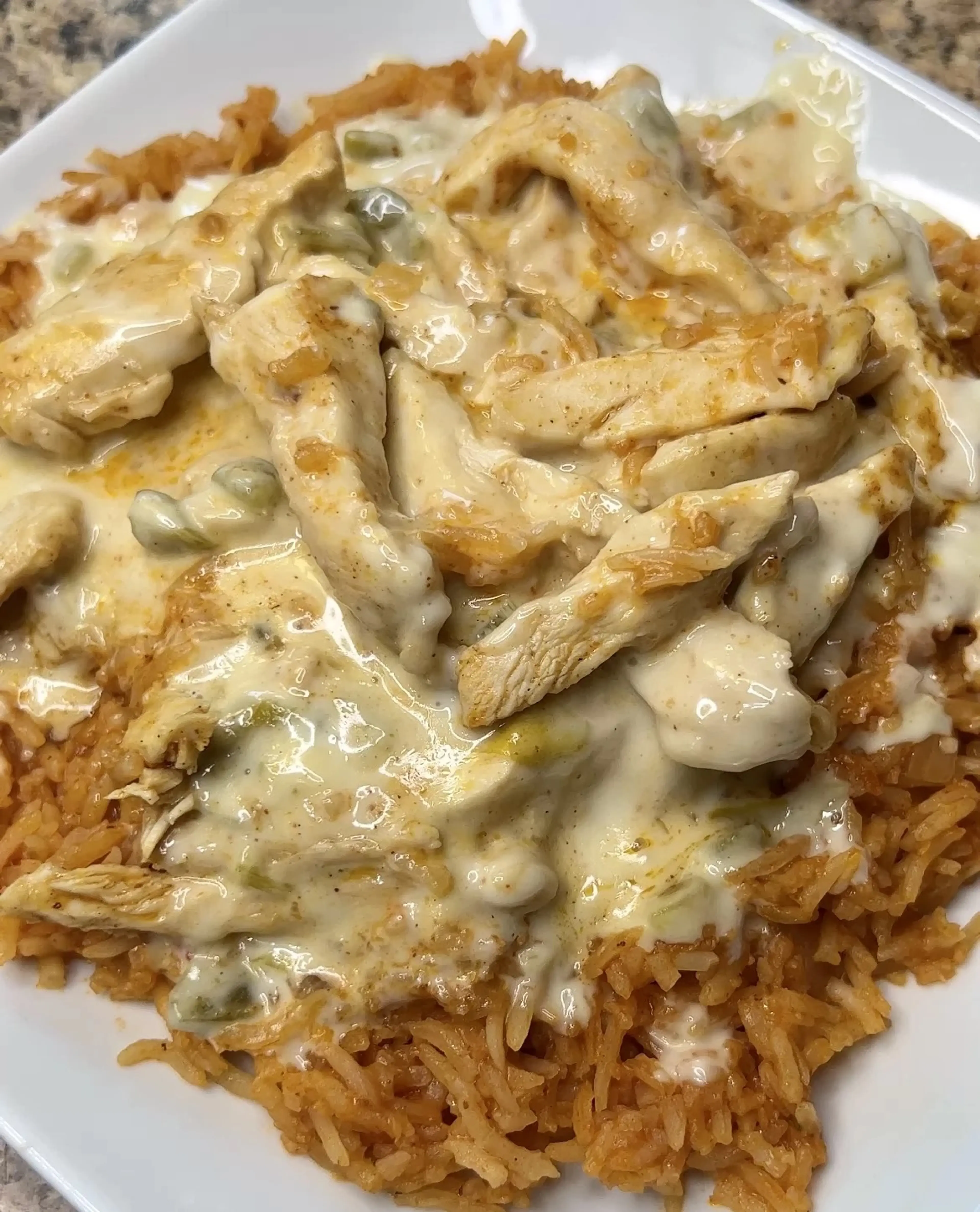 Arroz Con Pollo (Cheesy Chicken and Rice)