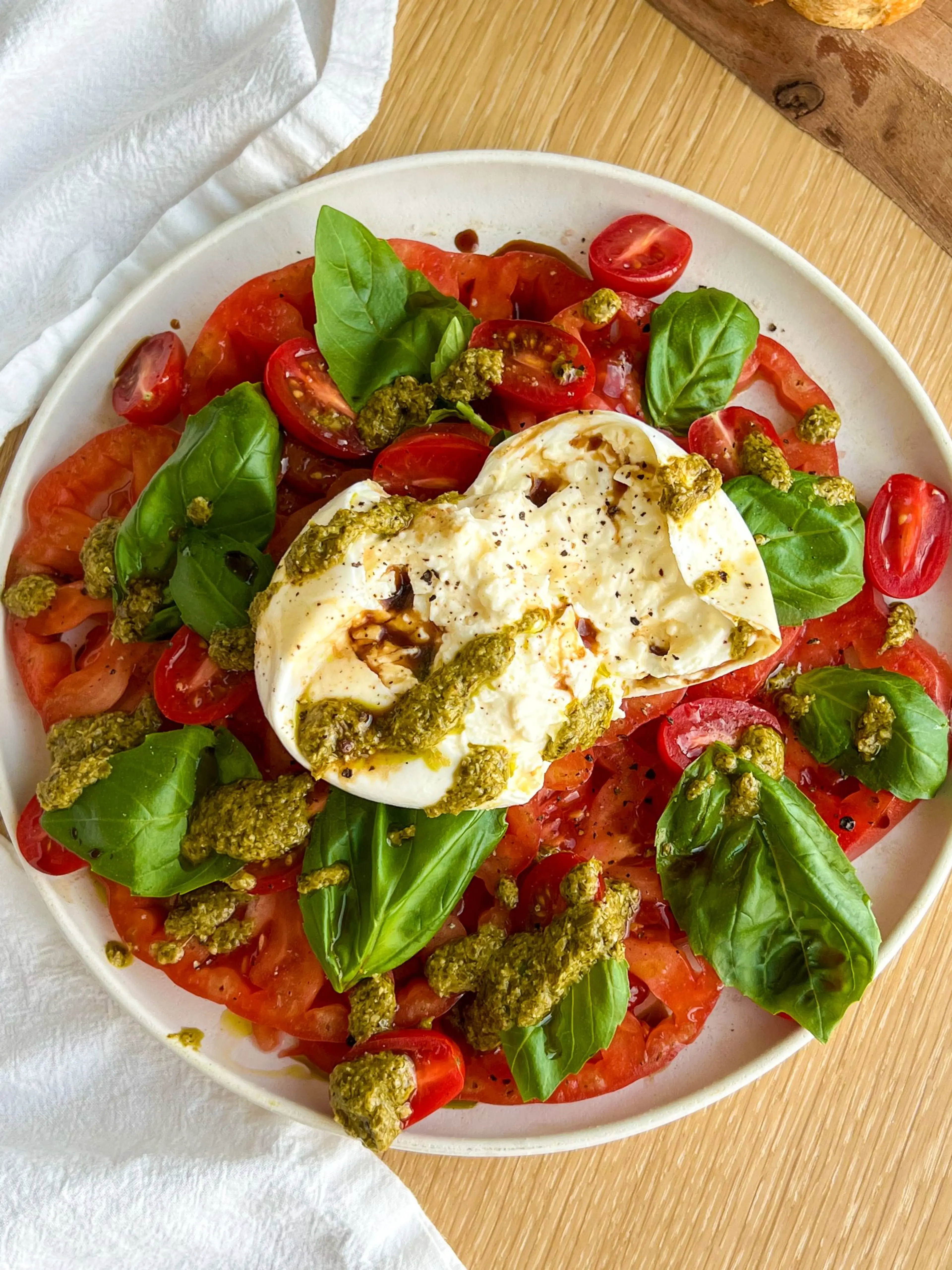 Heirloom Burrata Caprese Salad