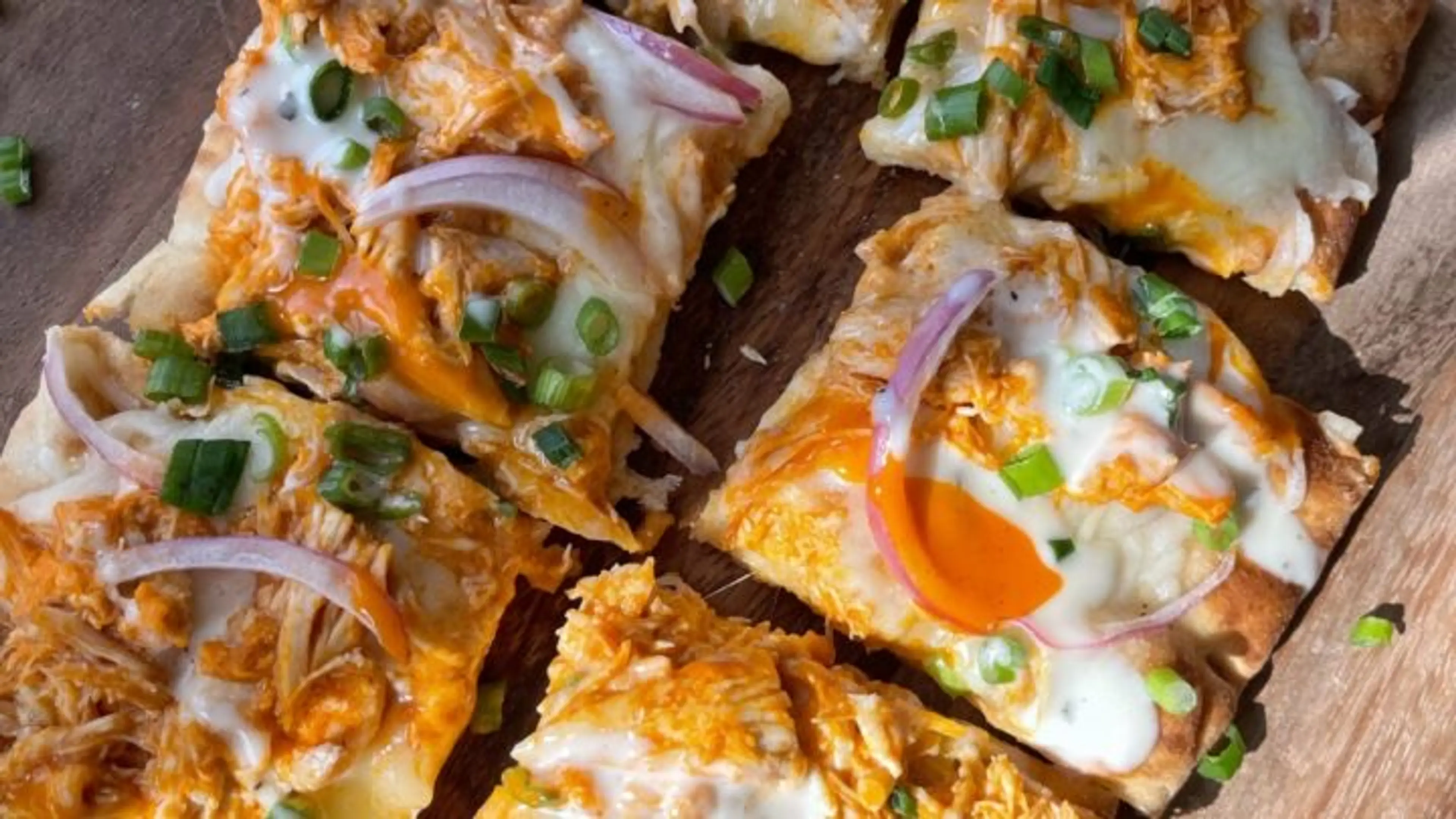 Buffalo Chicken Flatbread