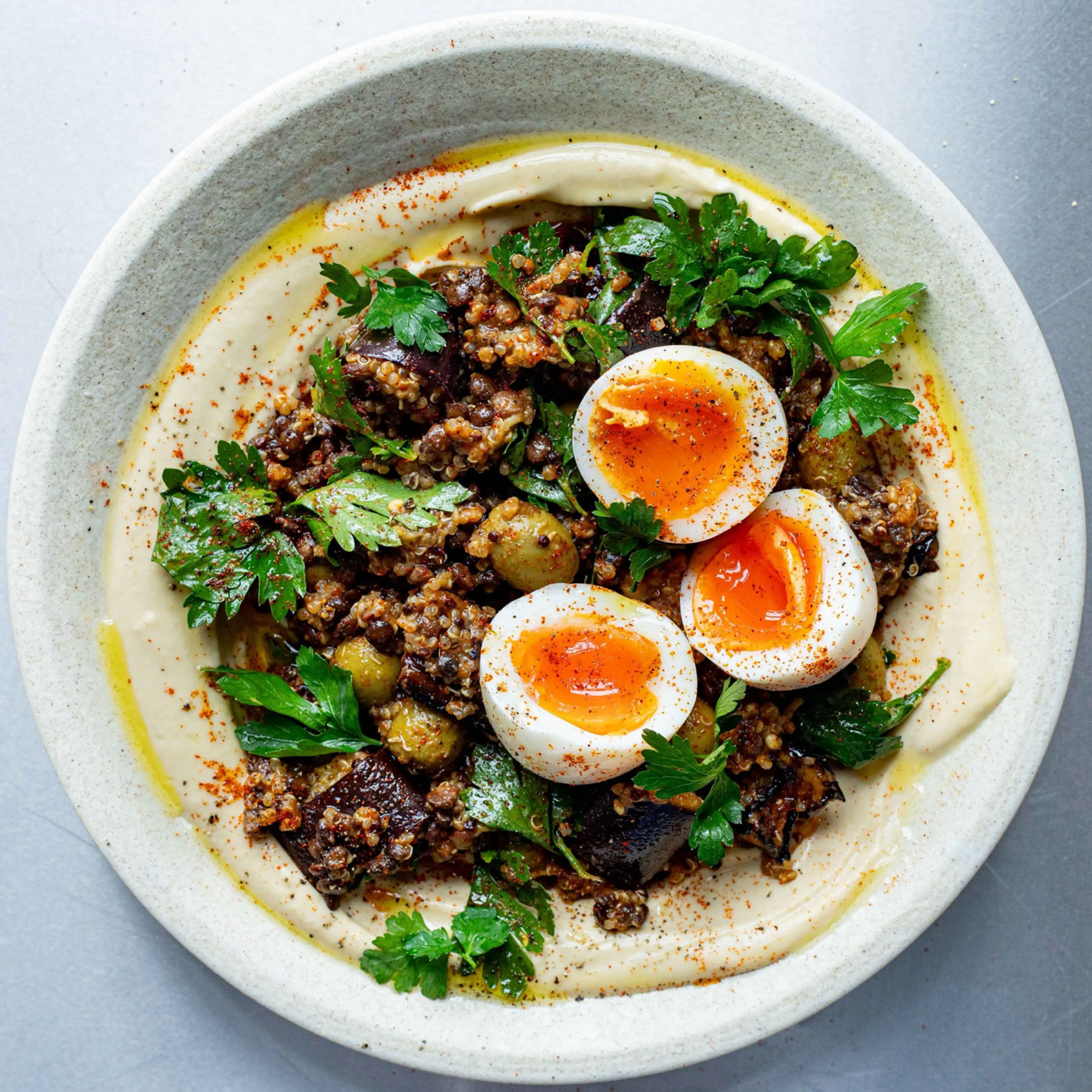 Big Lentil Salad Bowl