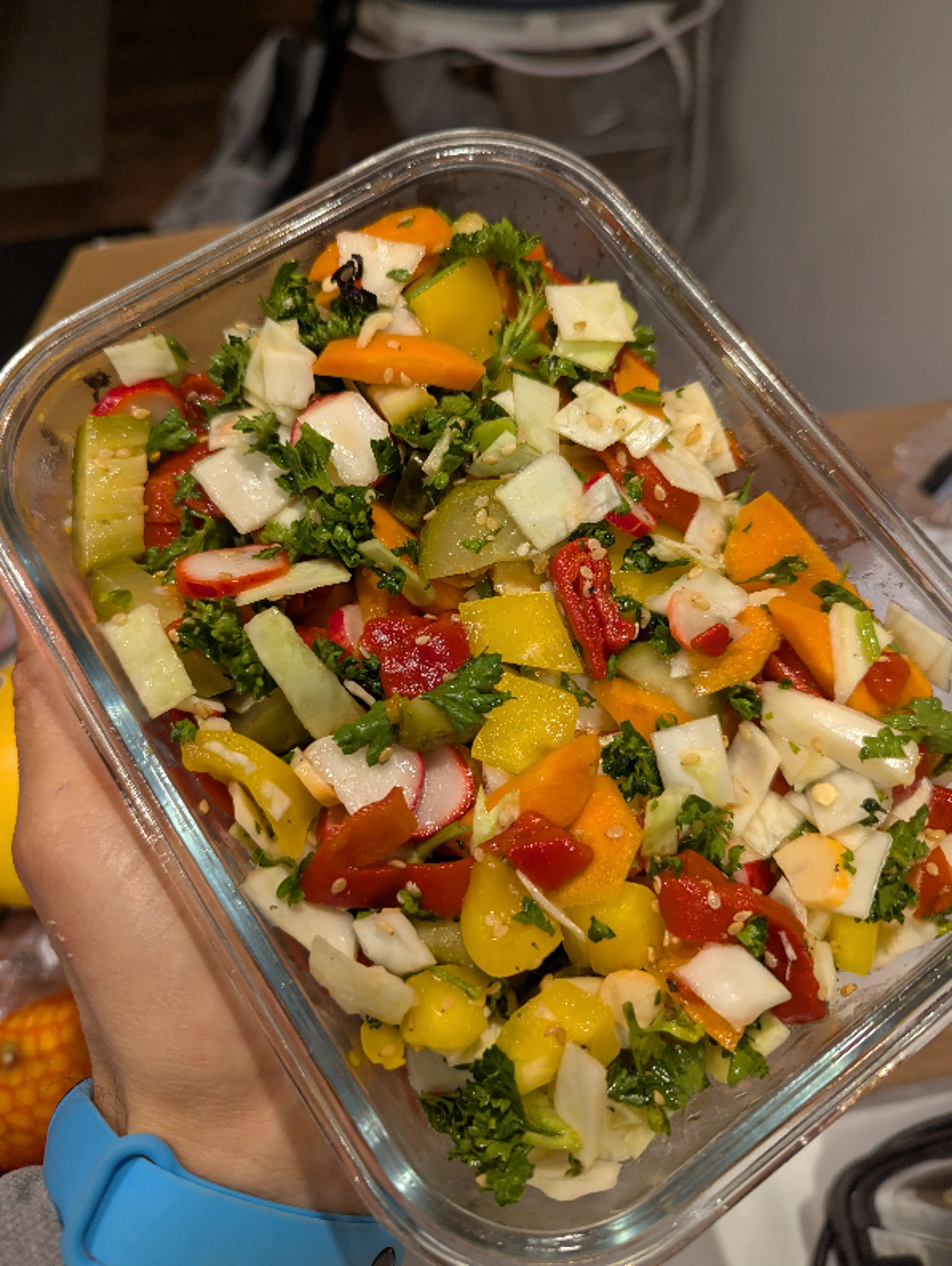 🌈🥗 Salade Croquante Arc-en-Ciel