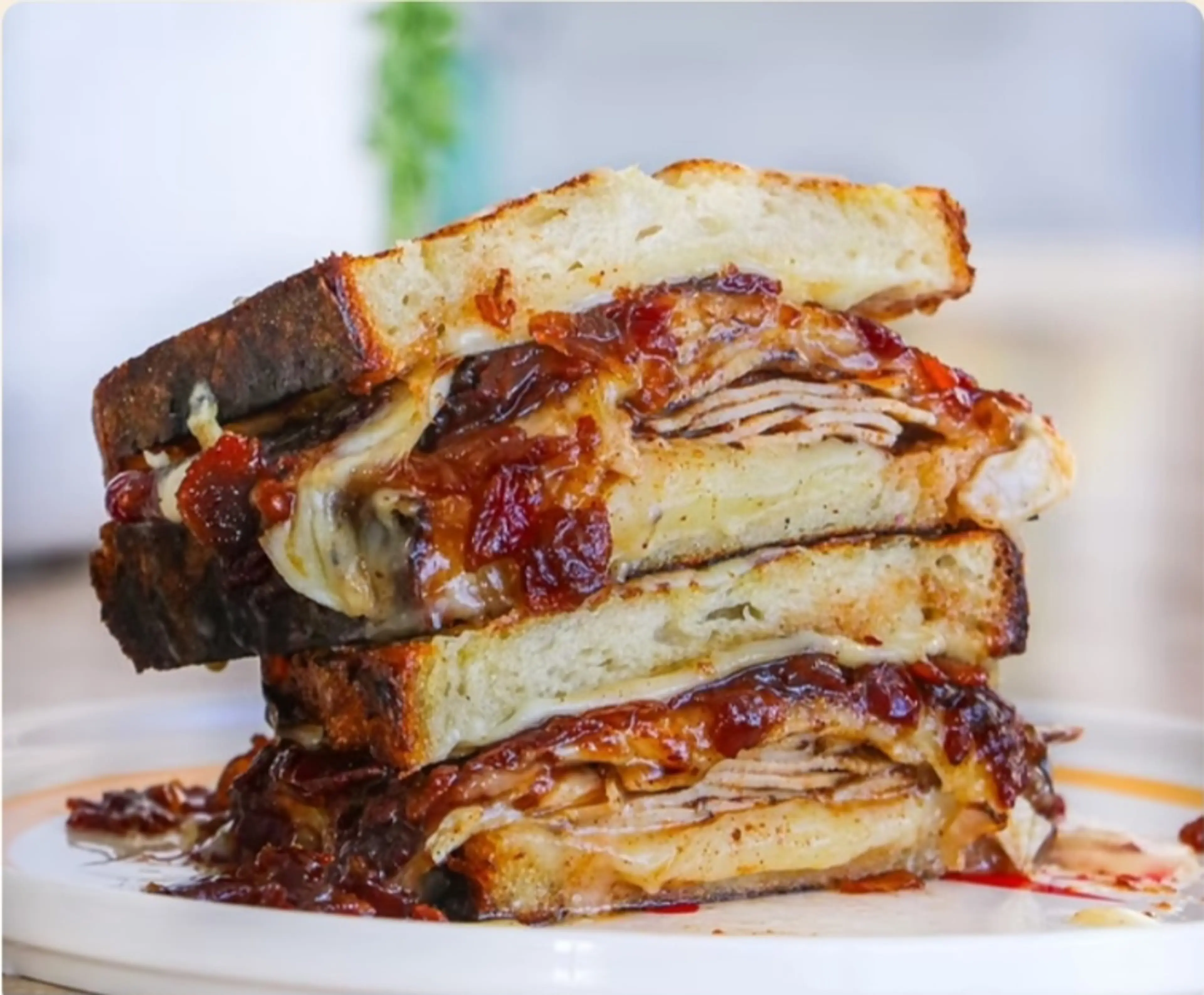 Truffle Turkey and Bacon Jam Melt