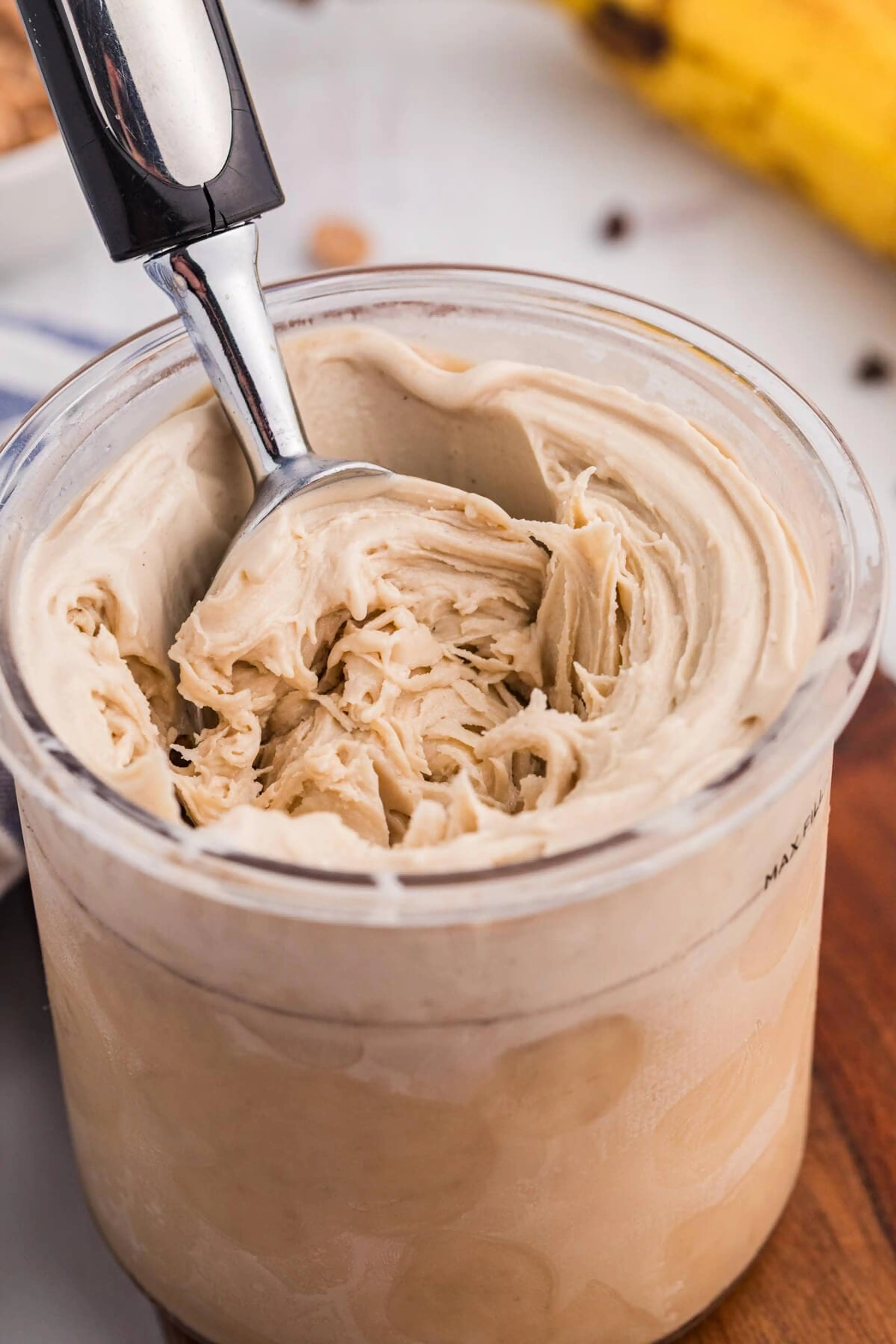 Peanut Butter Banana Ice Cream