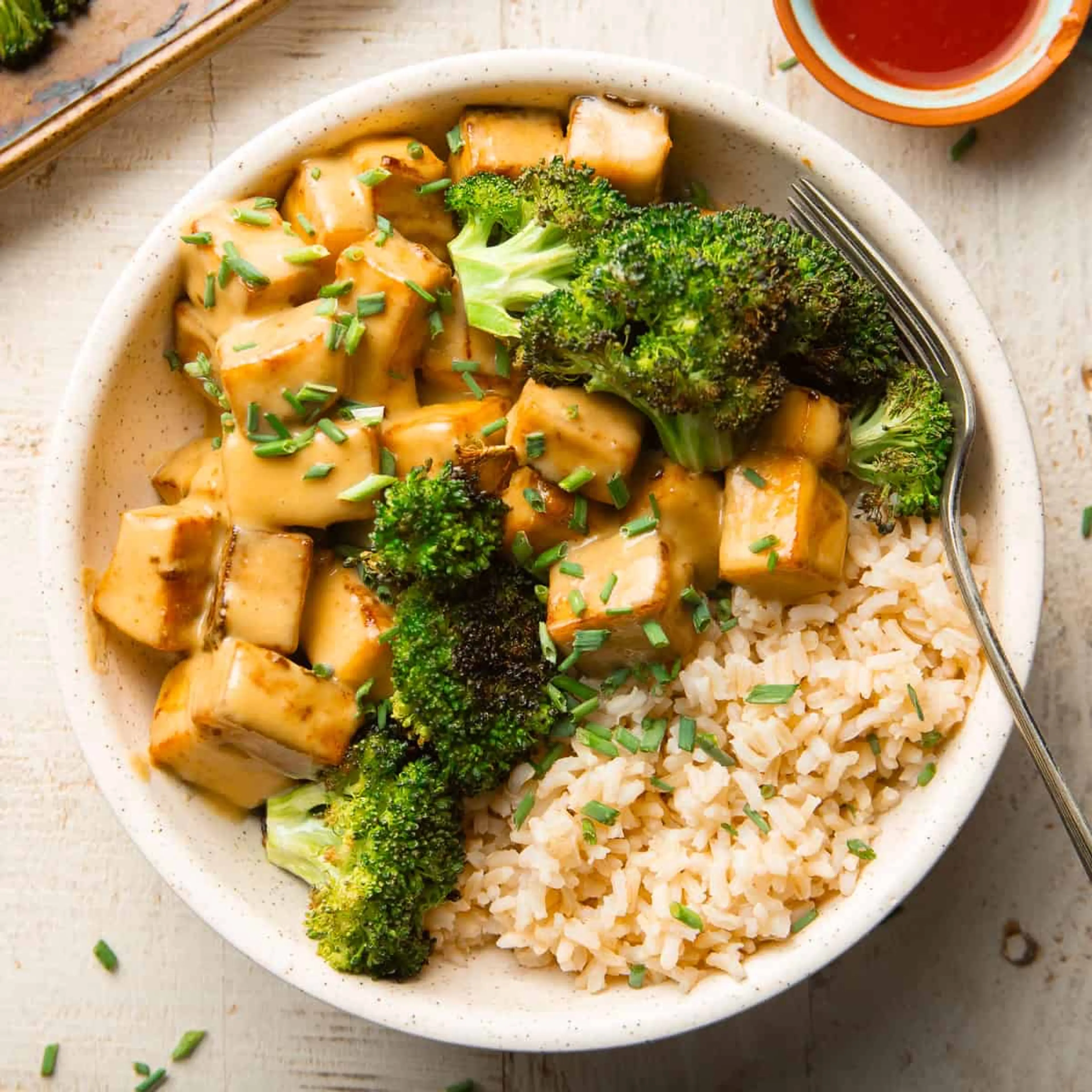 Vegan "Honey" Mustard Tofu