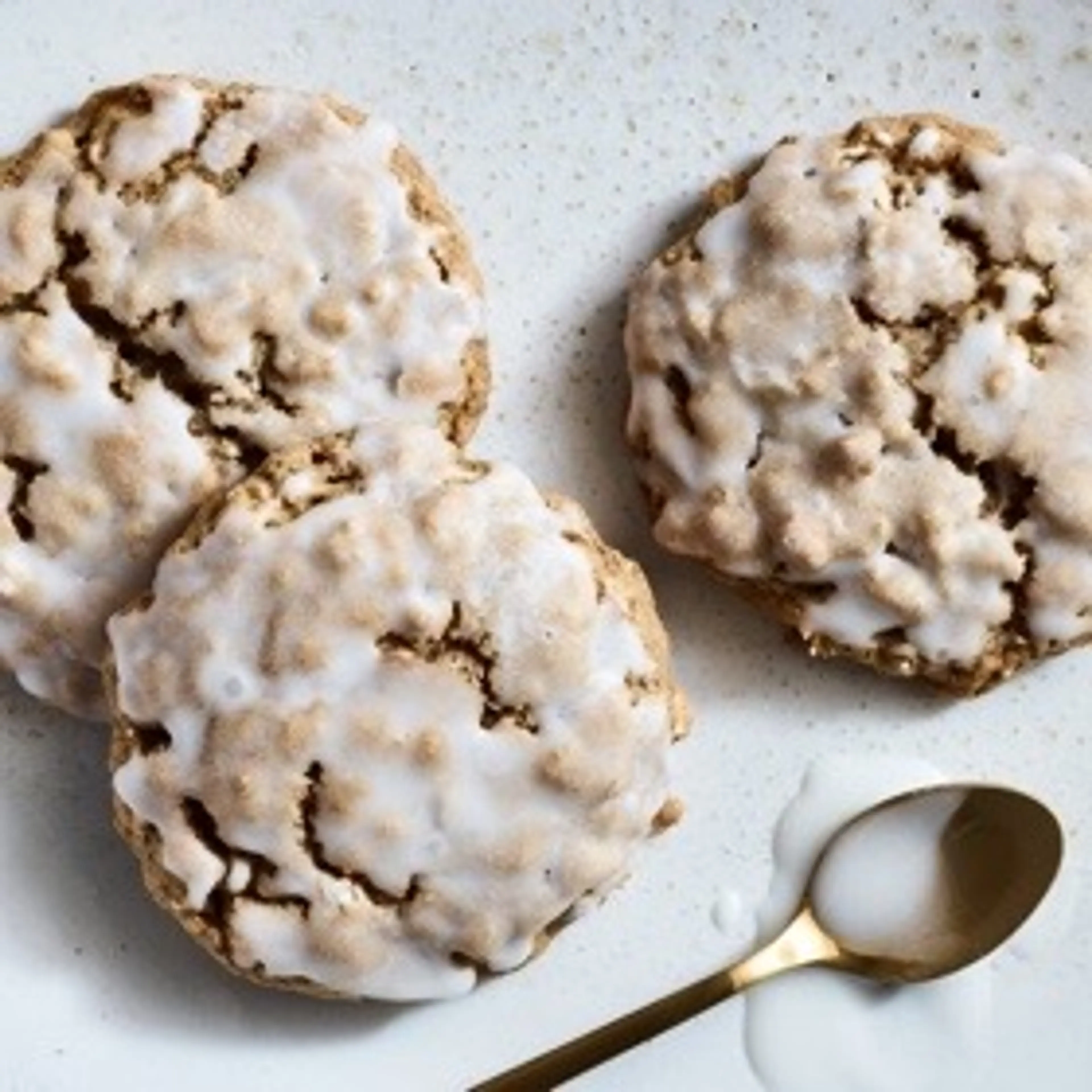 Iced Oatmeal Cookies